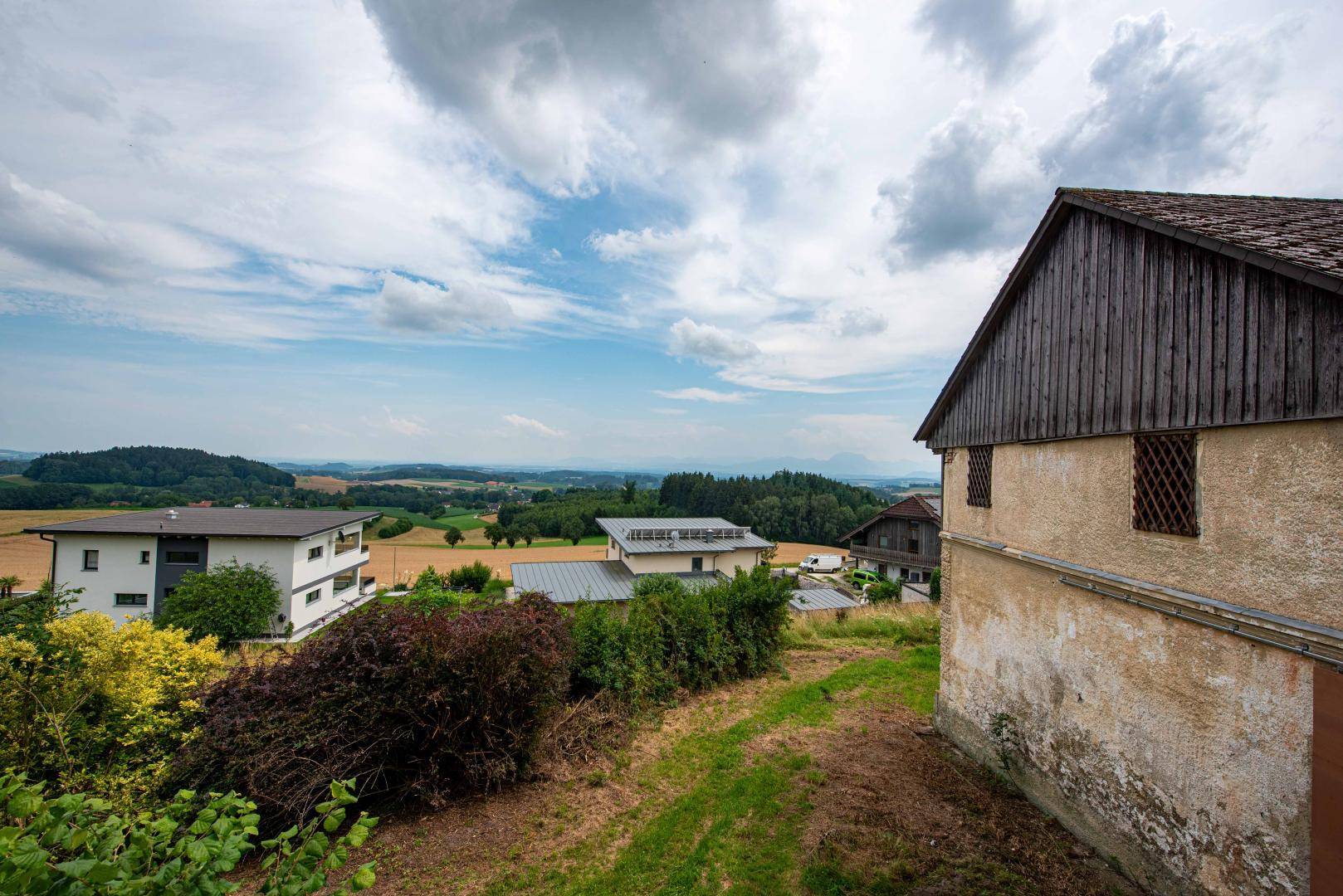 Ausblick vom Wohntrakt