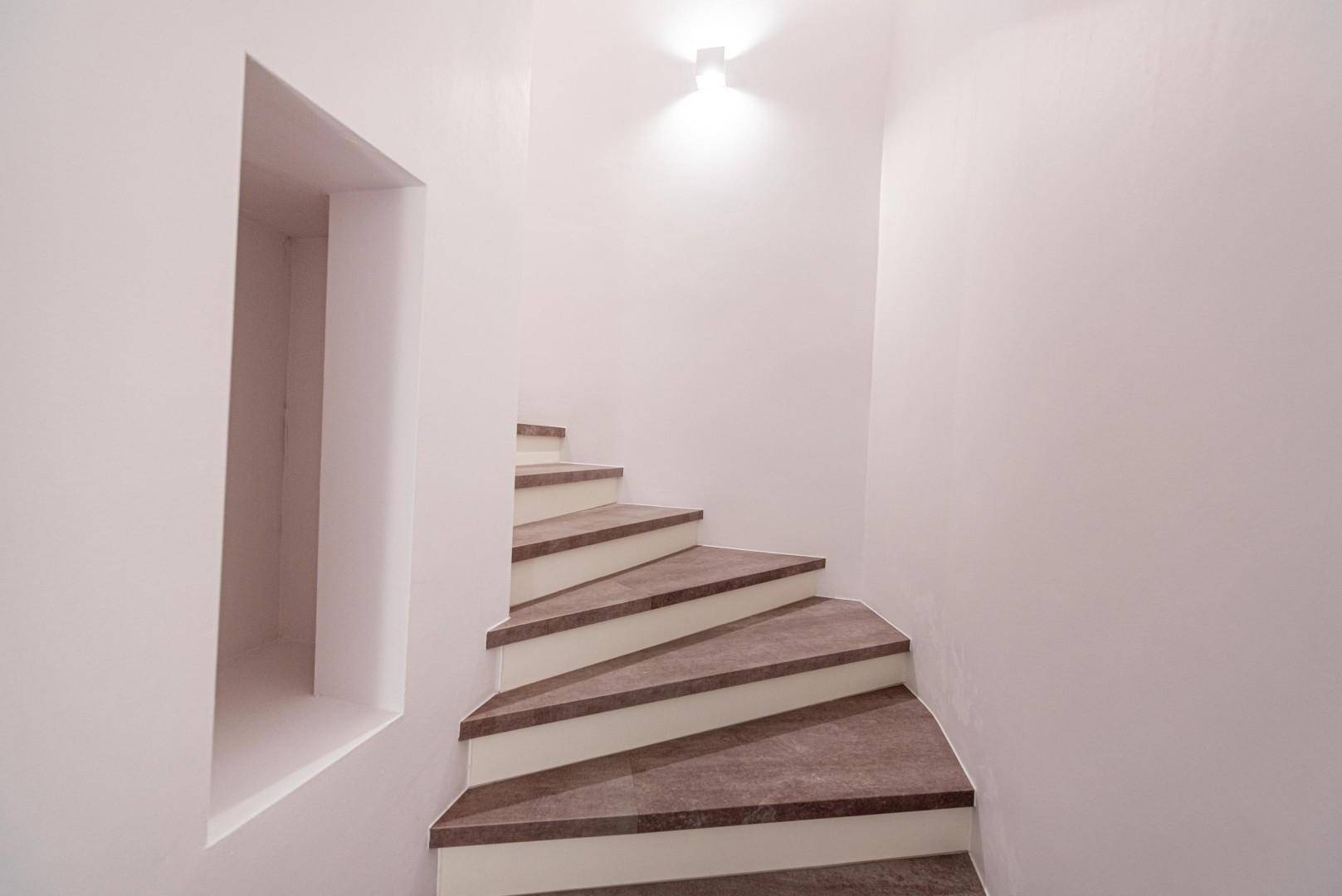 liebevoll gestaltetes Treppenhaus