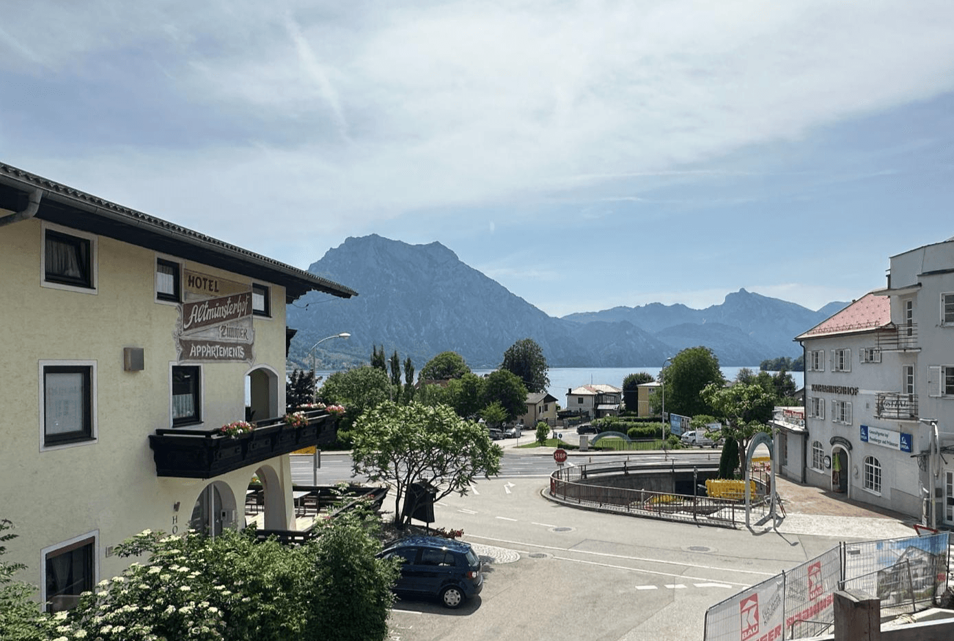 Ausblick vom Balkon