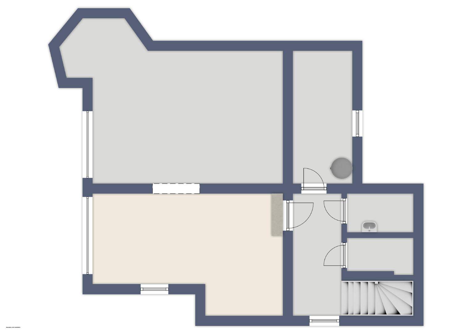 Grundrissplan Keller