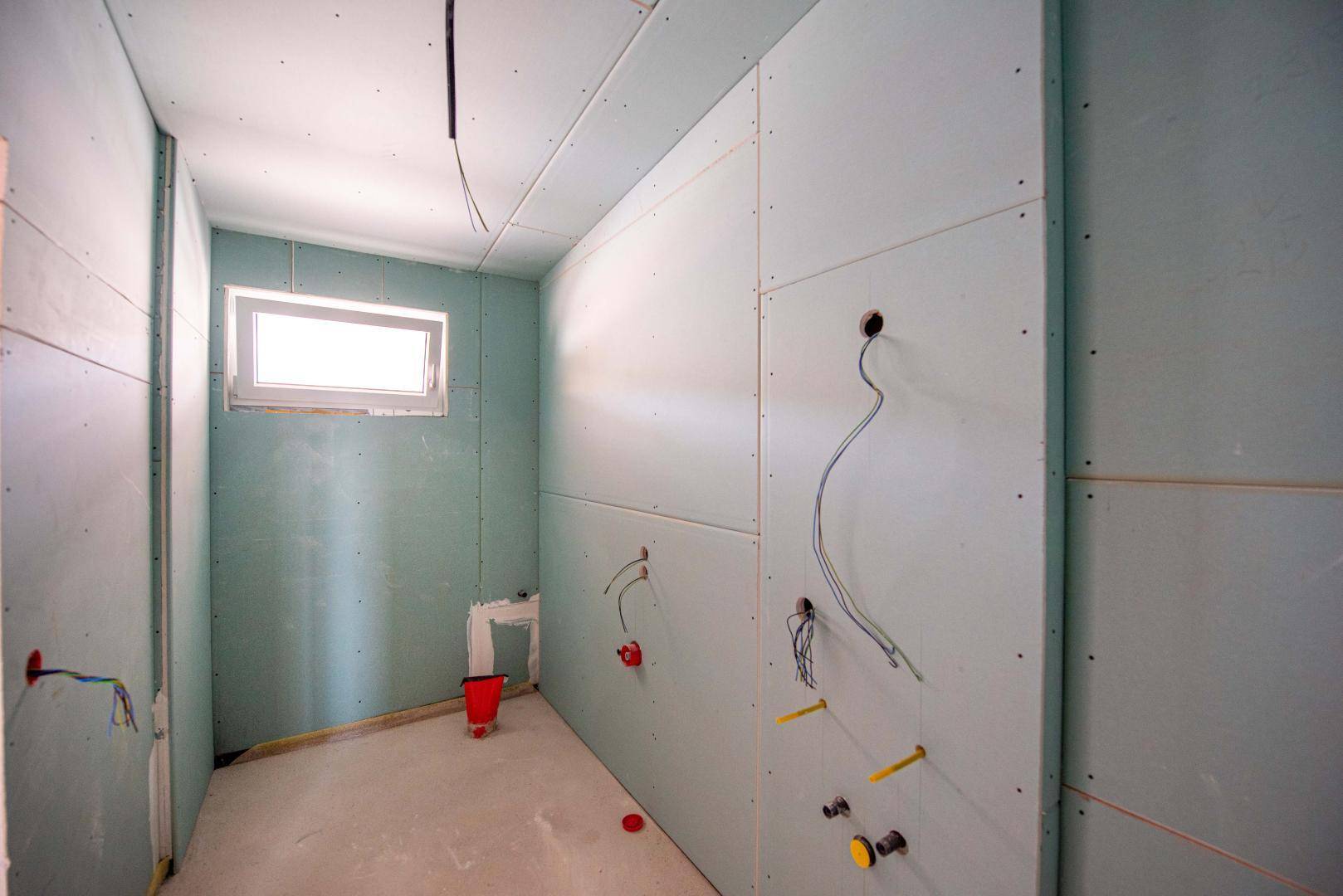 Badezimmer, Baufortschritt