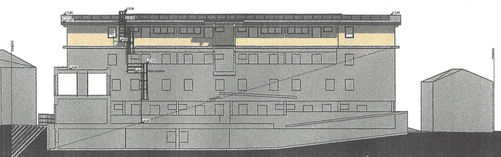 Seitenansicht Zubau/Aufstockung
