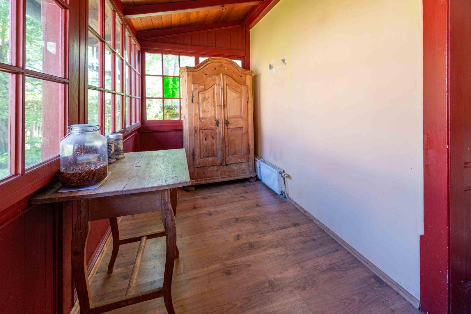 verglaste Loggia Eingangsbereich