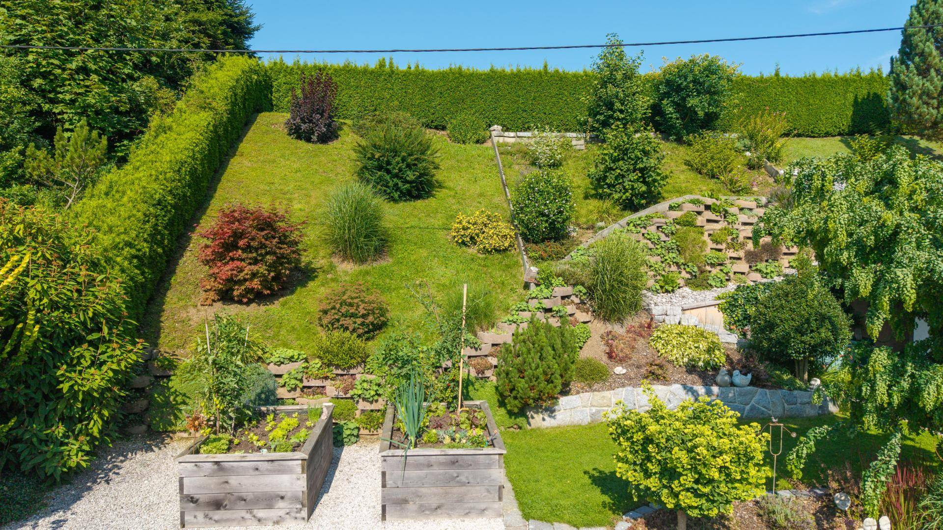 sehr hübscher Garten