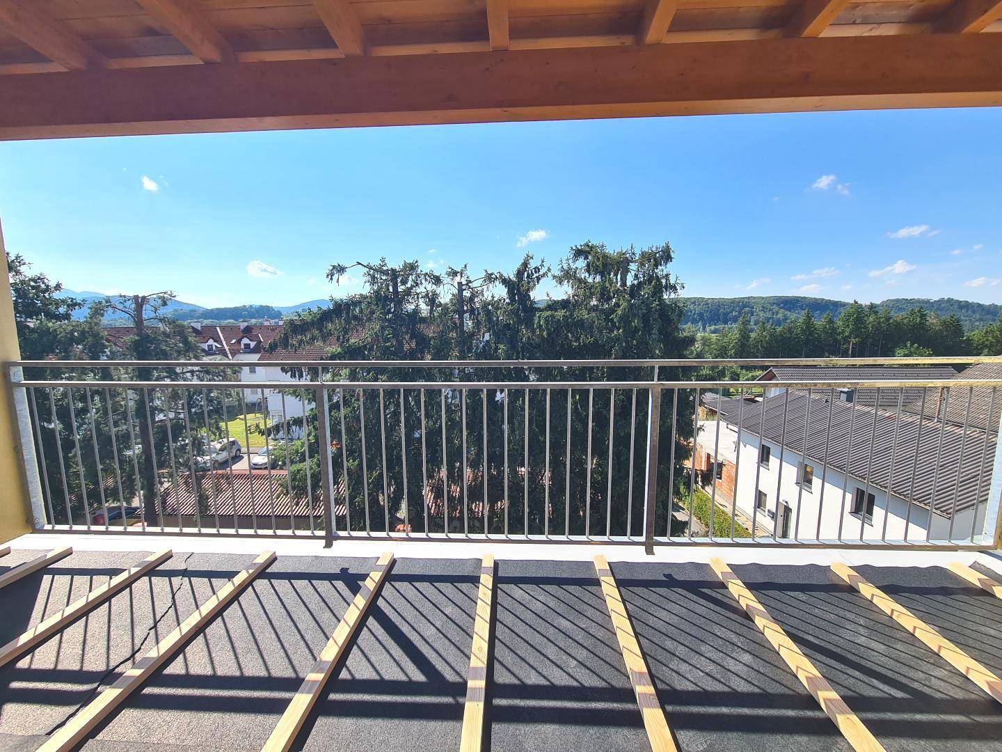 Terrasse mit schönem Ausblick