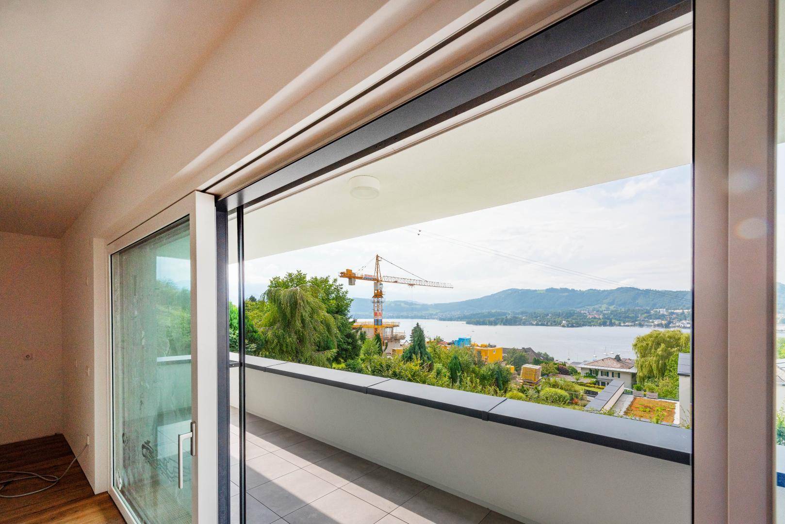 Ausblick vom Wohnzimmer