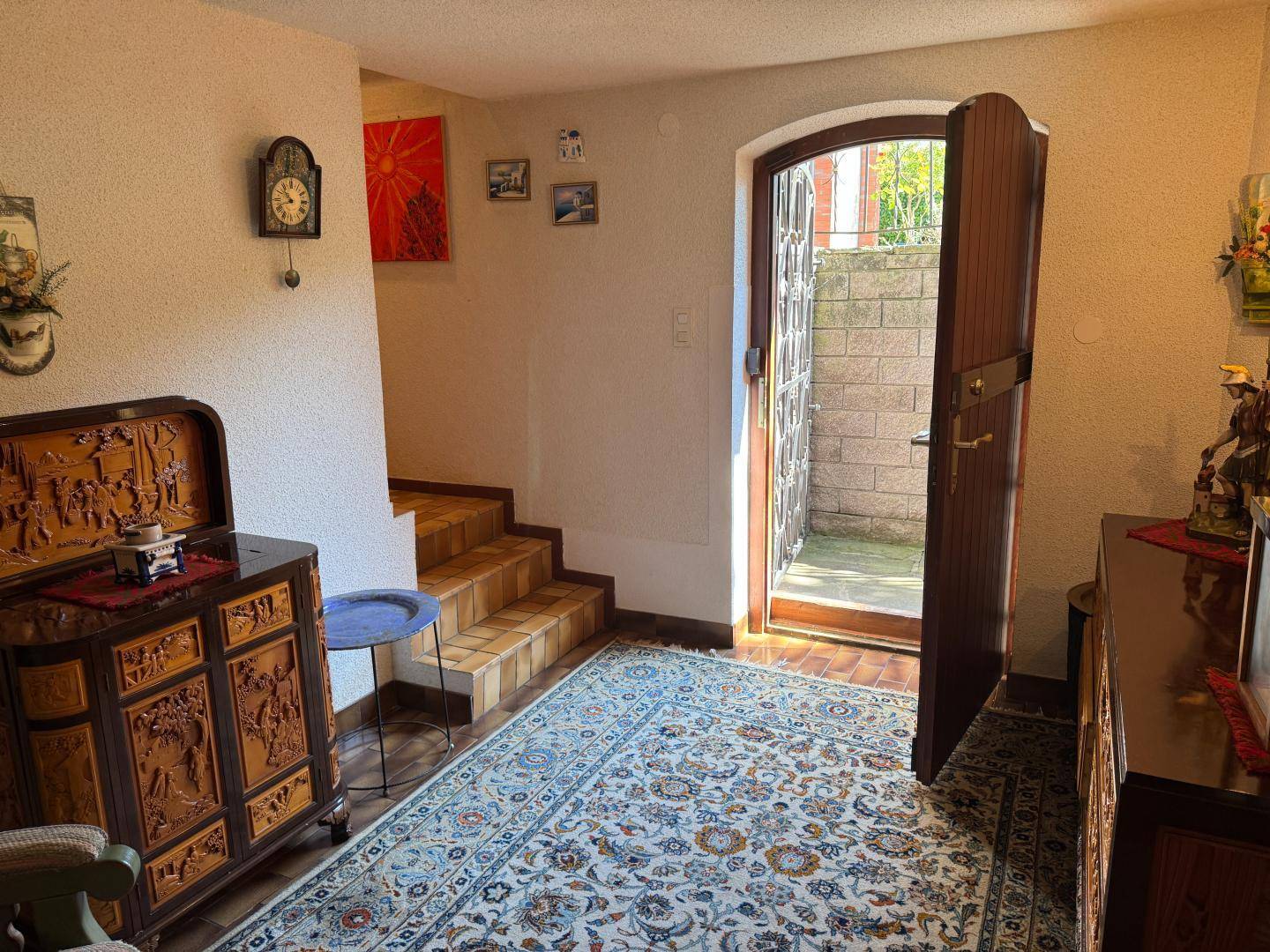 Ein-Ausgang in den Keller