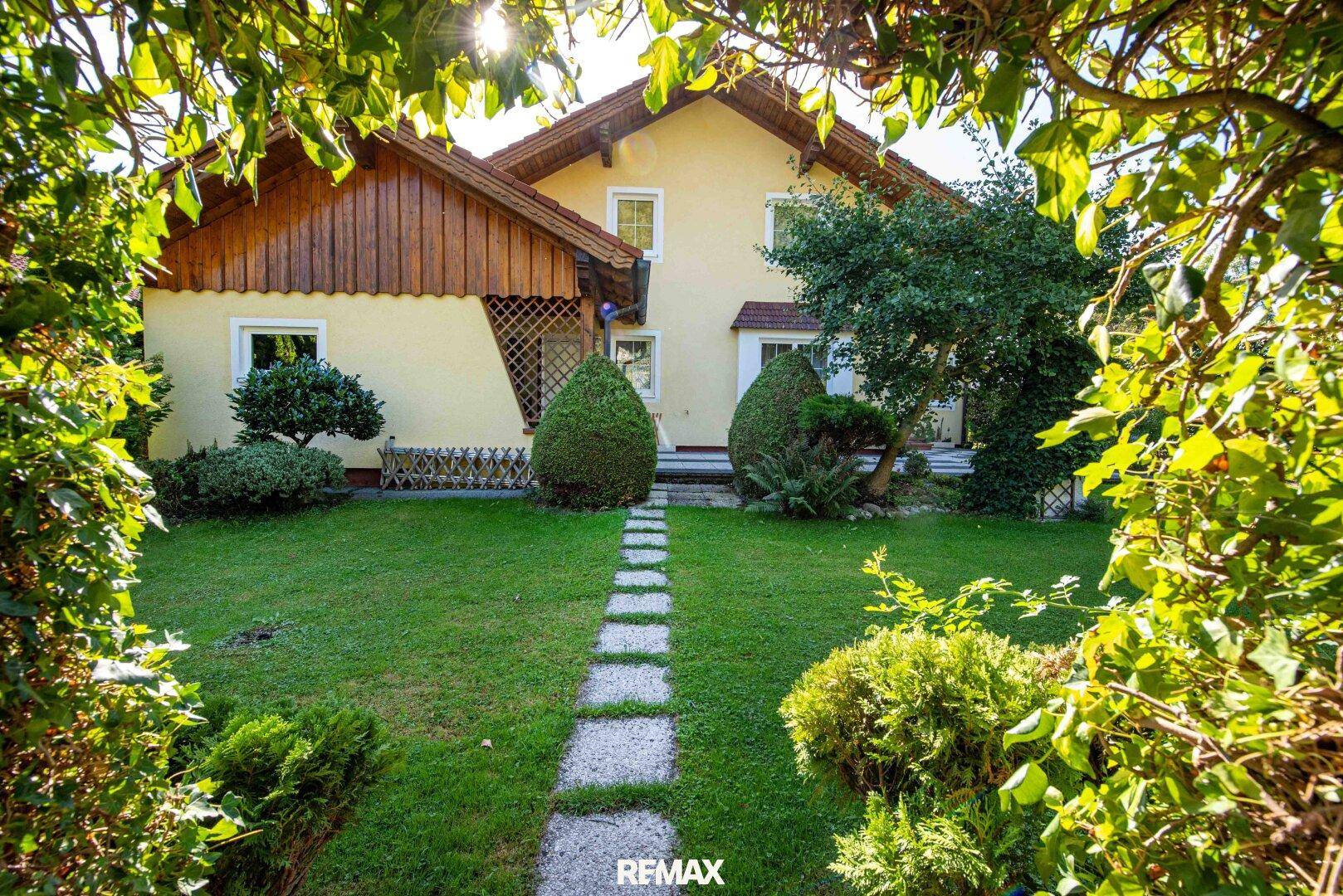 Vom Garten zum Haus