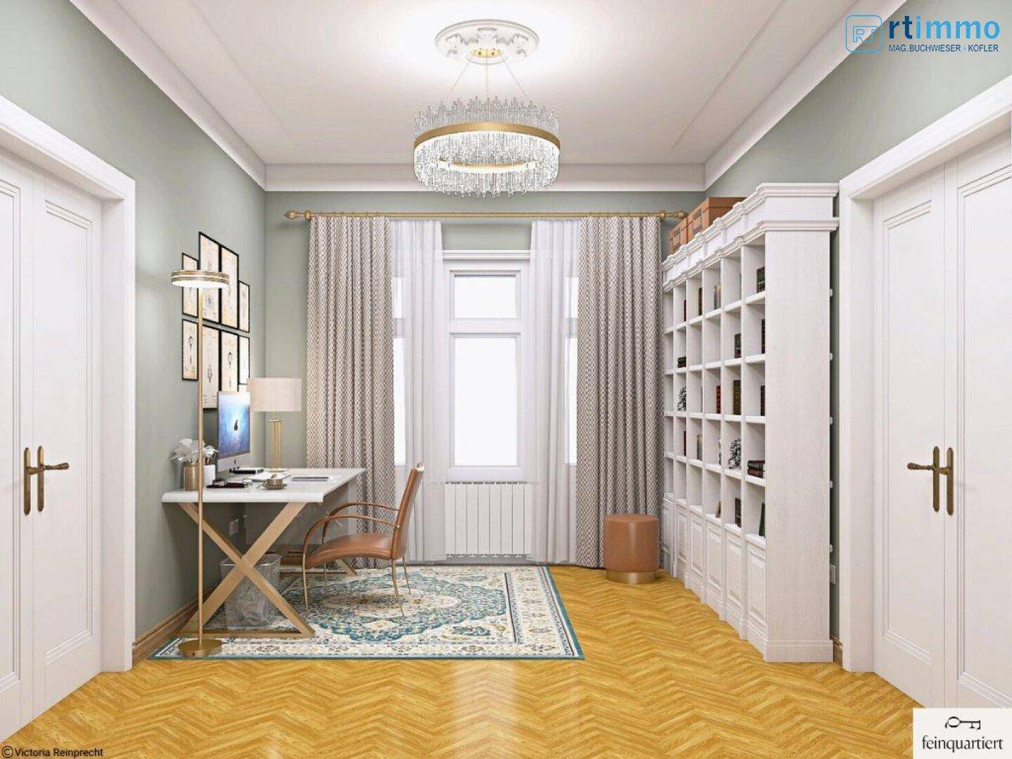 Visualisierung als Arbeitszimmer