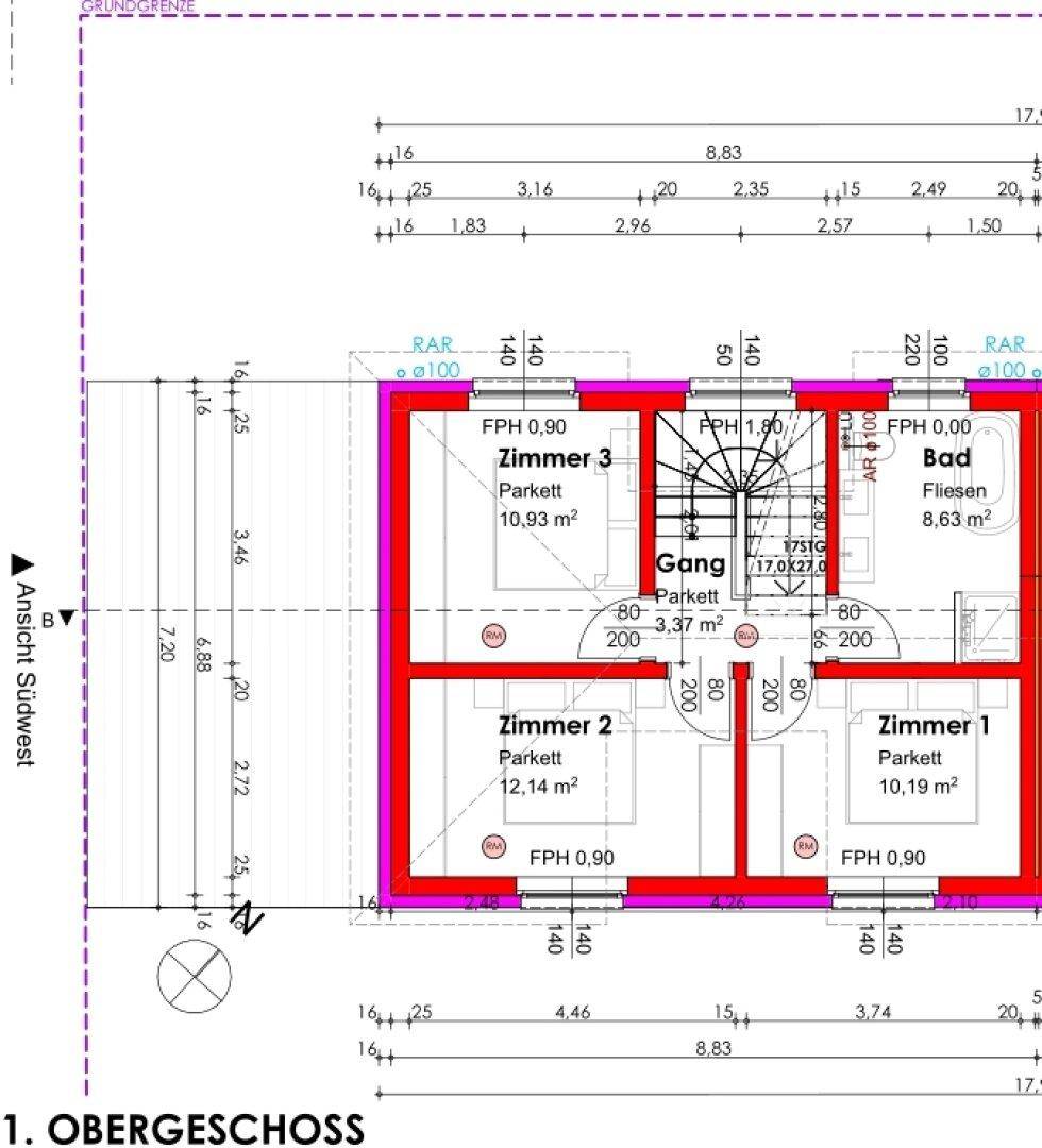 Plan - Obergeschoss