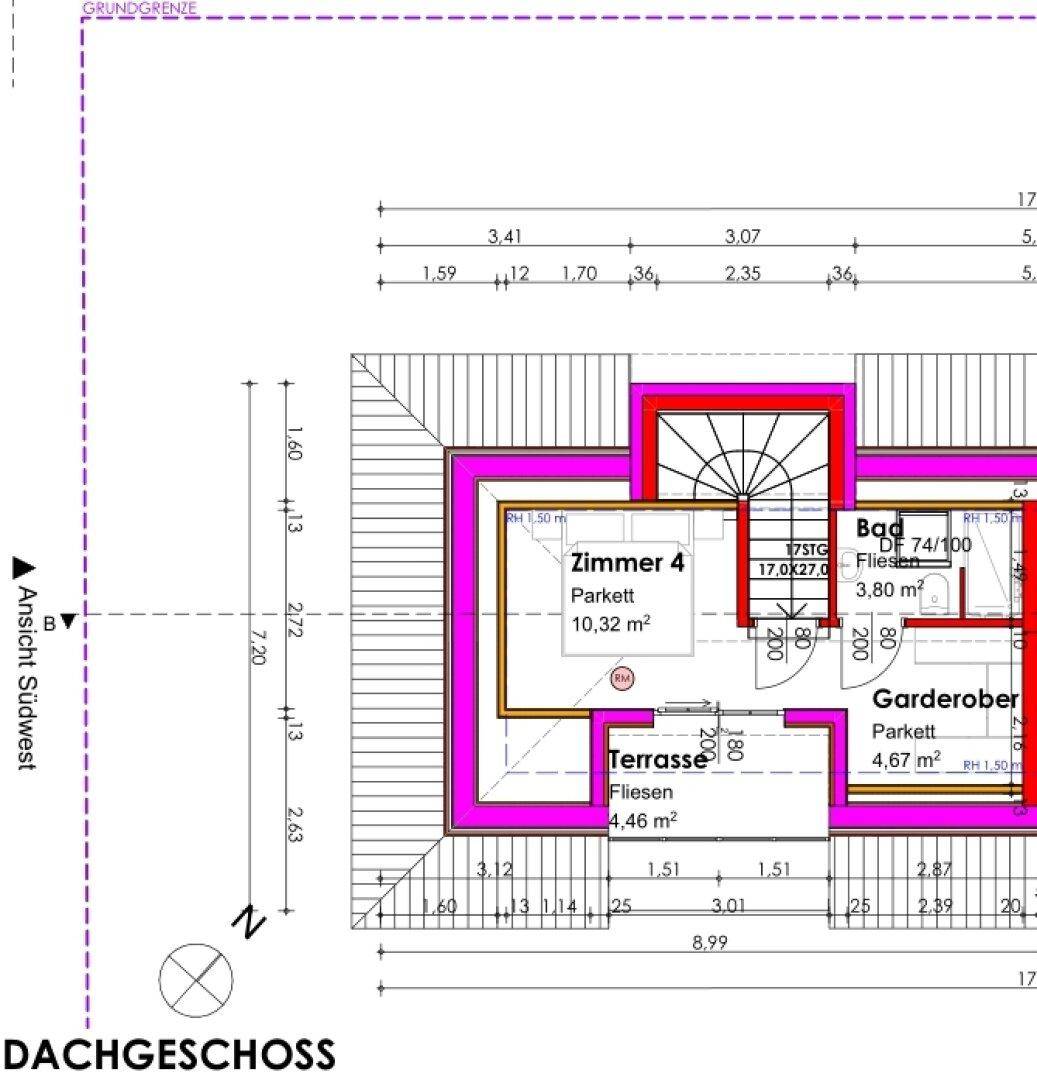 Plan - Dachgeschoss