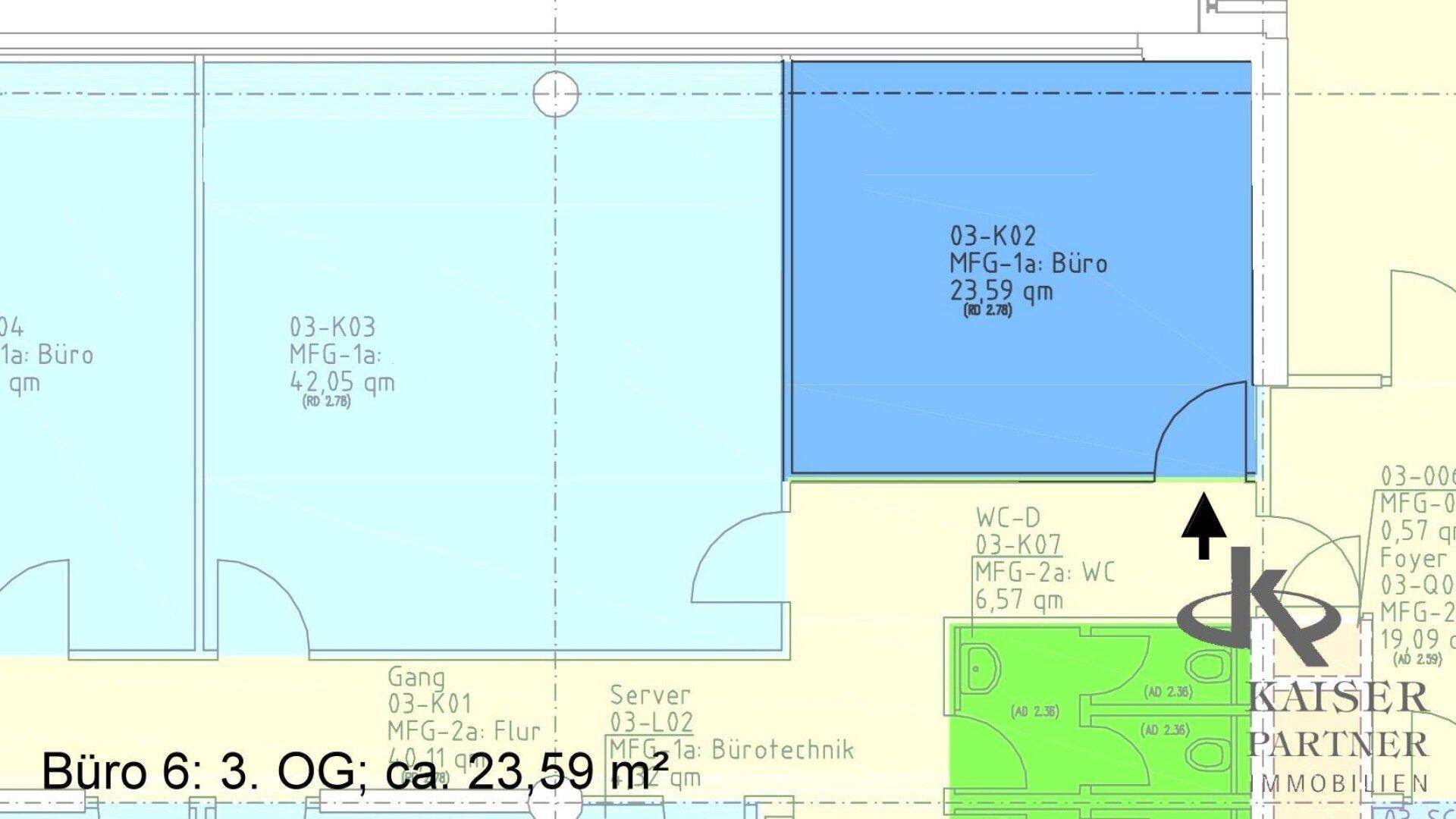 Plan - Büro 6