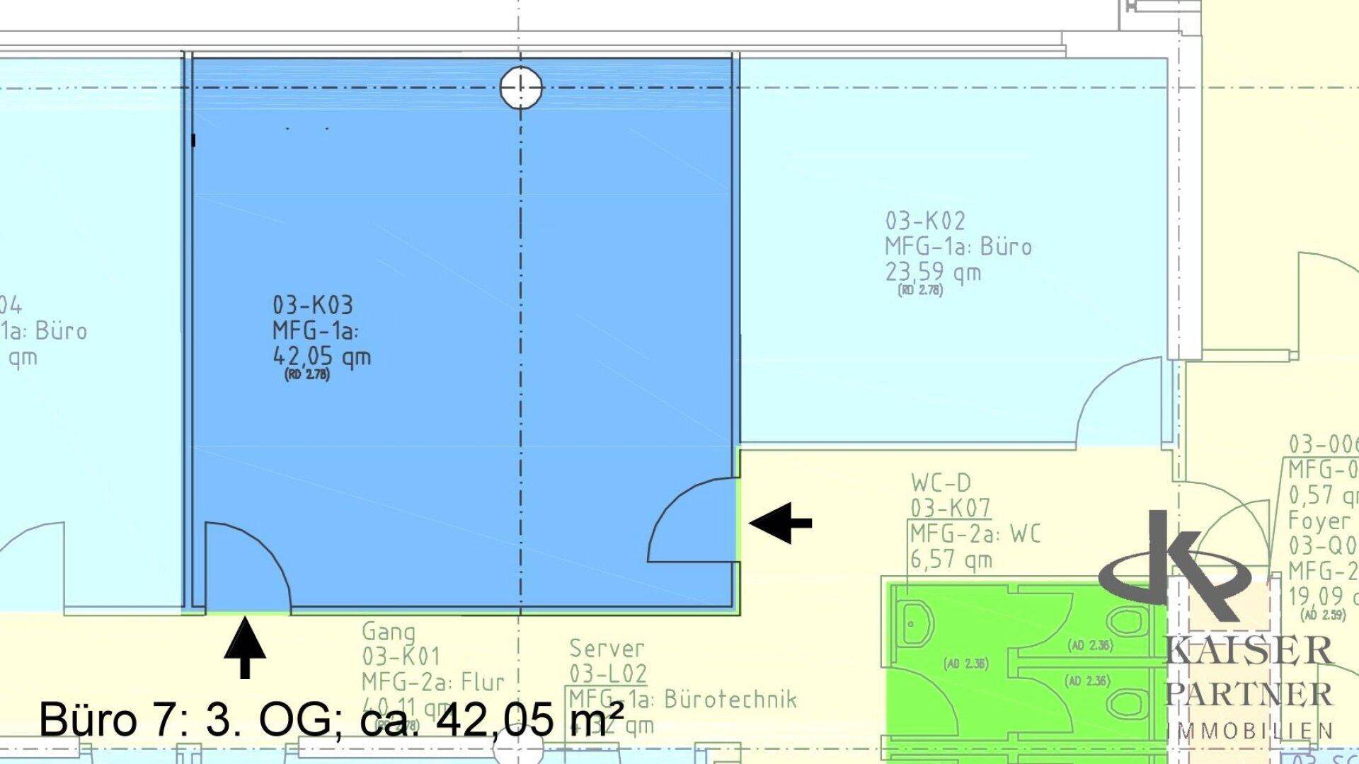 Plan - Büro 7