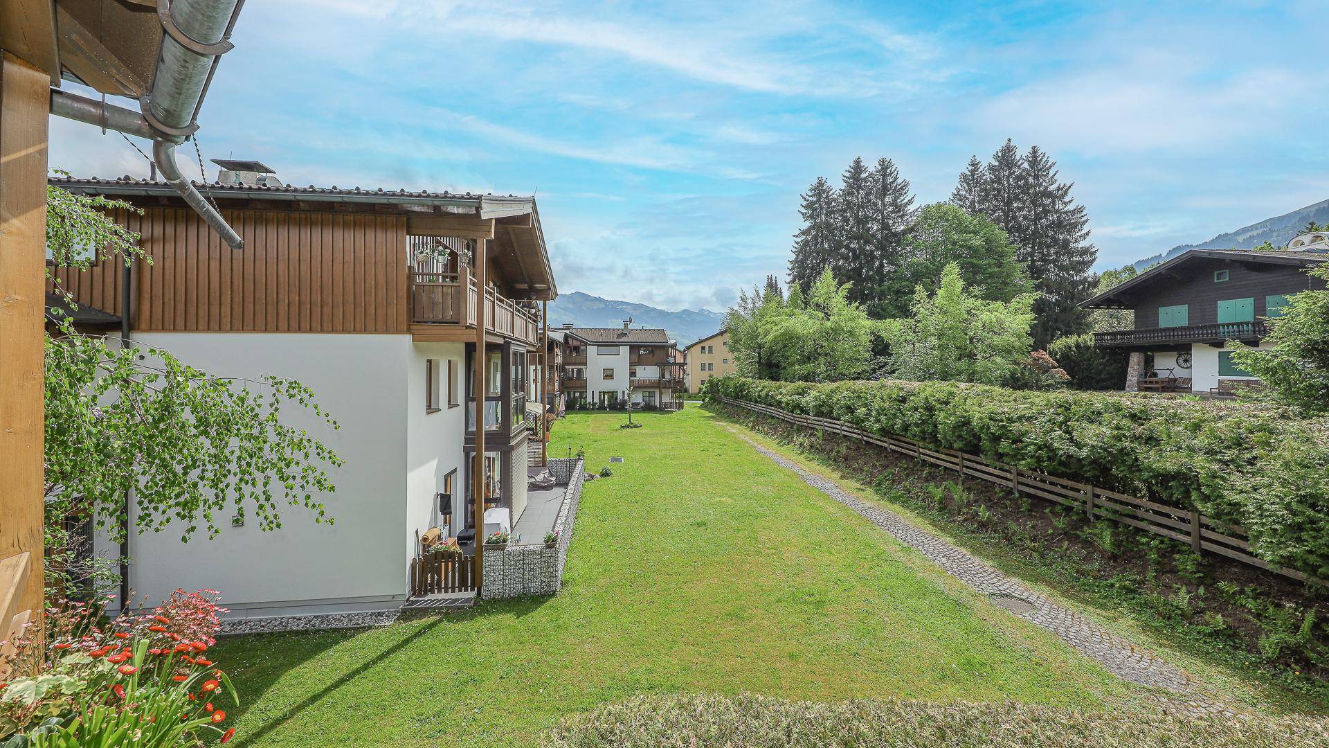 KITZIMMO-Wohnung nahe dem Schwarzsee mit Kaiser- und Hornblick - Immobilien Kitzbühel.