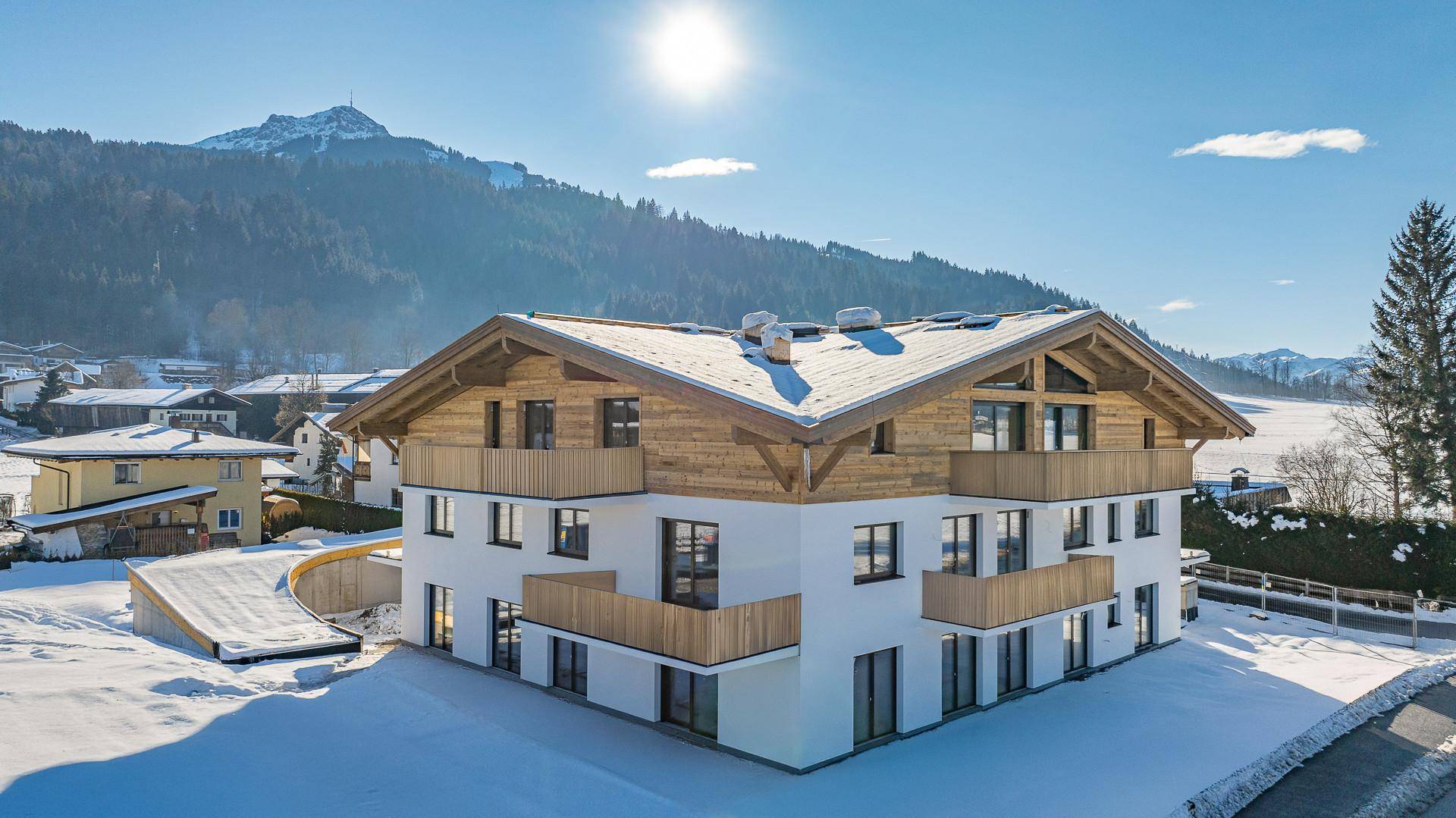 KITZIMMO-exklusives Luxuspenthouse mit Kaiserblick kaufen - Immobilien St. Johann.