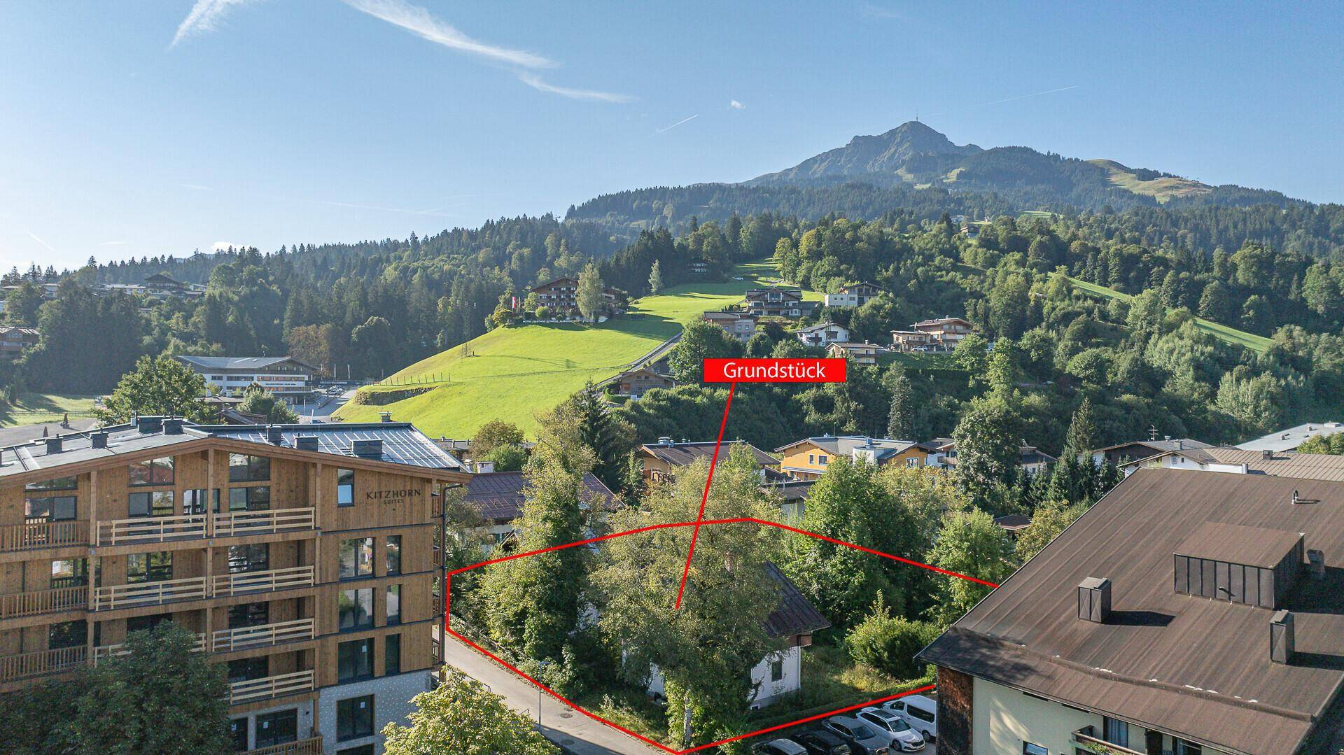 KITZIMMO-Baugrund in zentraler Toplage mit Apparthotel Projektierung - Immobilien St. Johann.