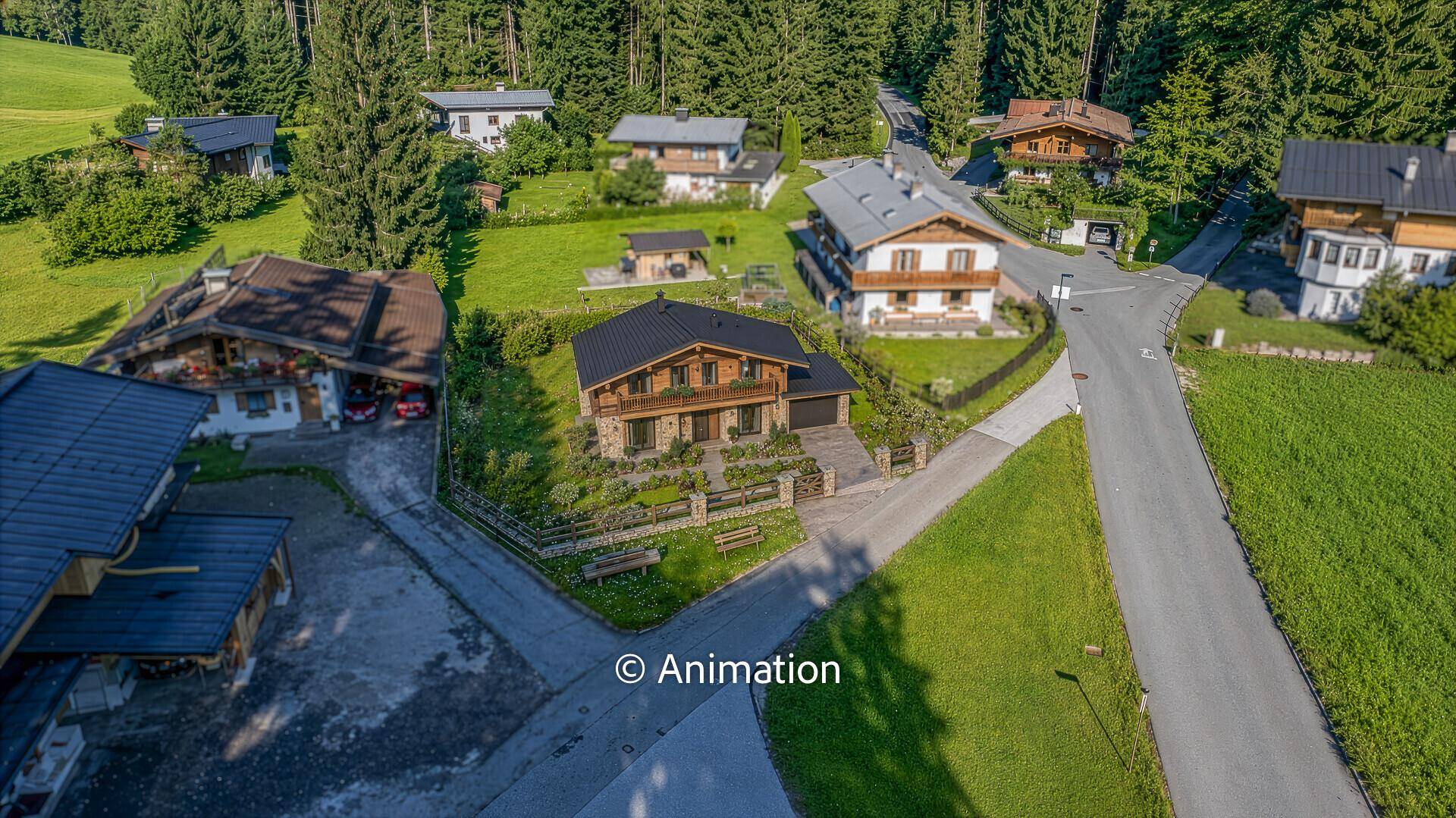 KITZIMMO-Grundstück mit Baugenehmigung für ein exklusives Chalet - Immobilien Oberndorf.
