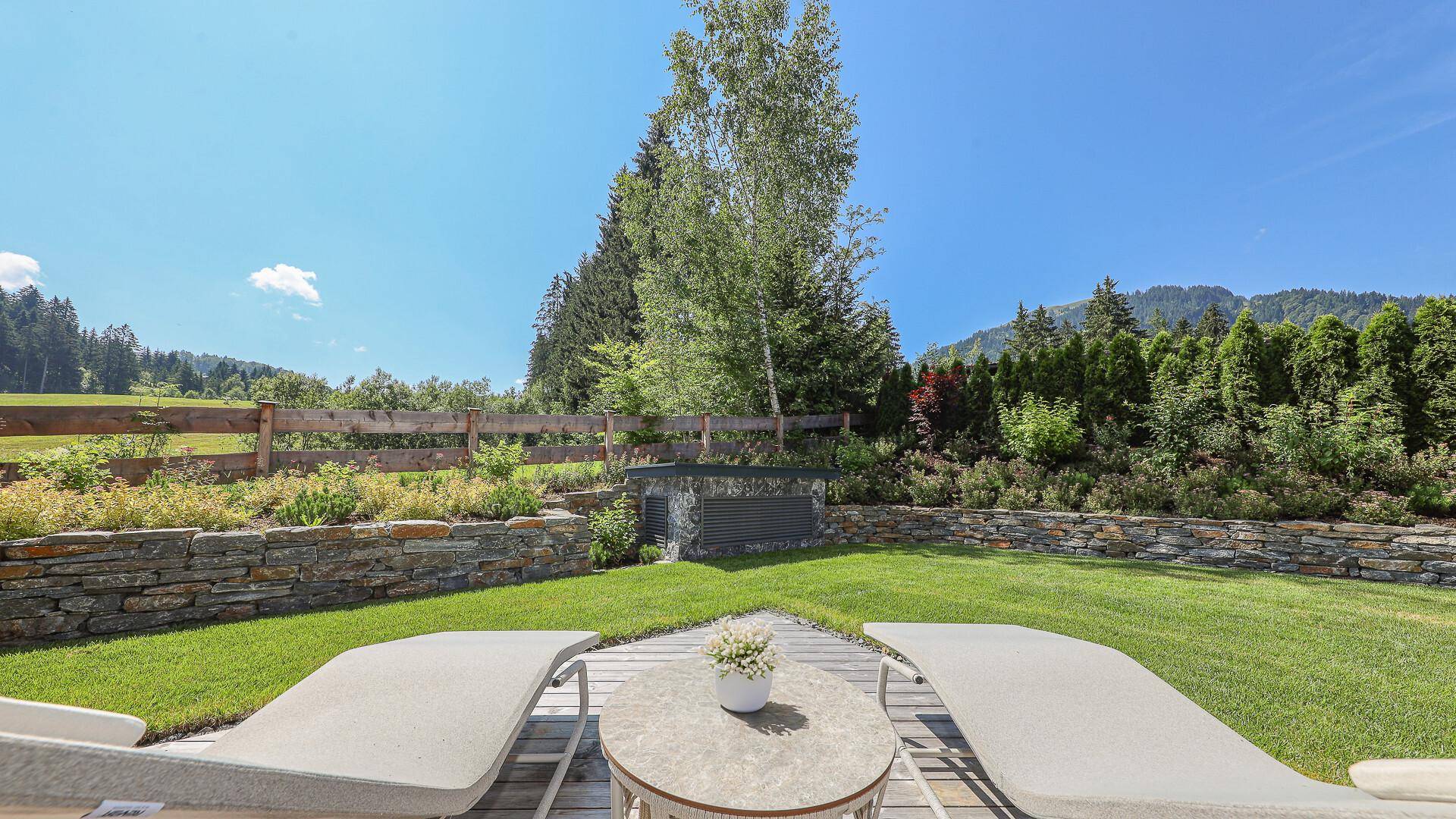 KITZIMMO-Luxuswohnung Gartenwohnung Bichlalm - Immobilien Kitzbühel.