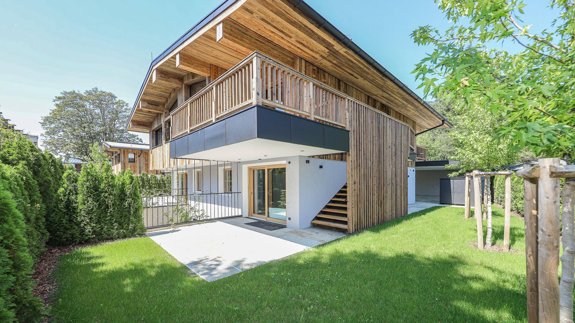 KITZIMMO-Wohnen am Sonnberg exklusives Neubauchalet - Immobilien Kitzbühel.