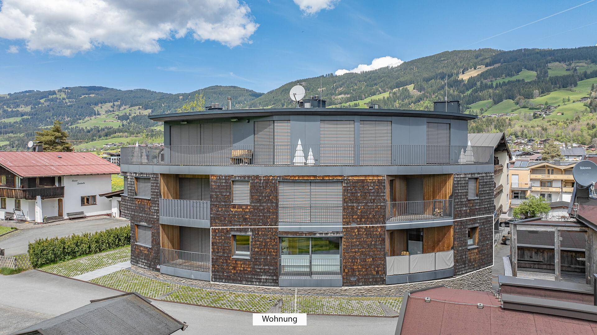KITZIMMO-Exklusives Ski in / Ski out Apartment in zentraler Lage - Immobilien Kirchberg.