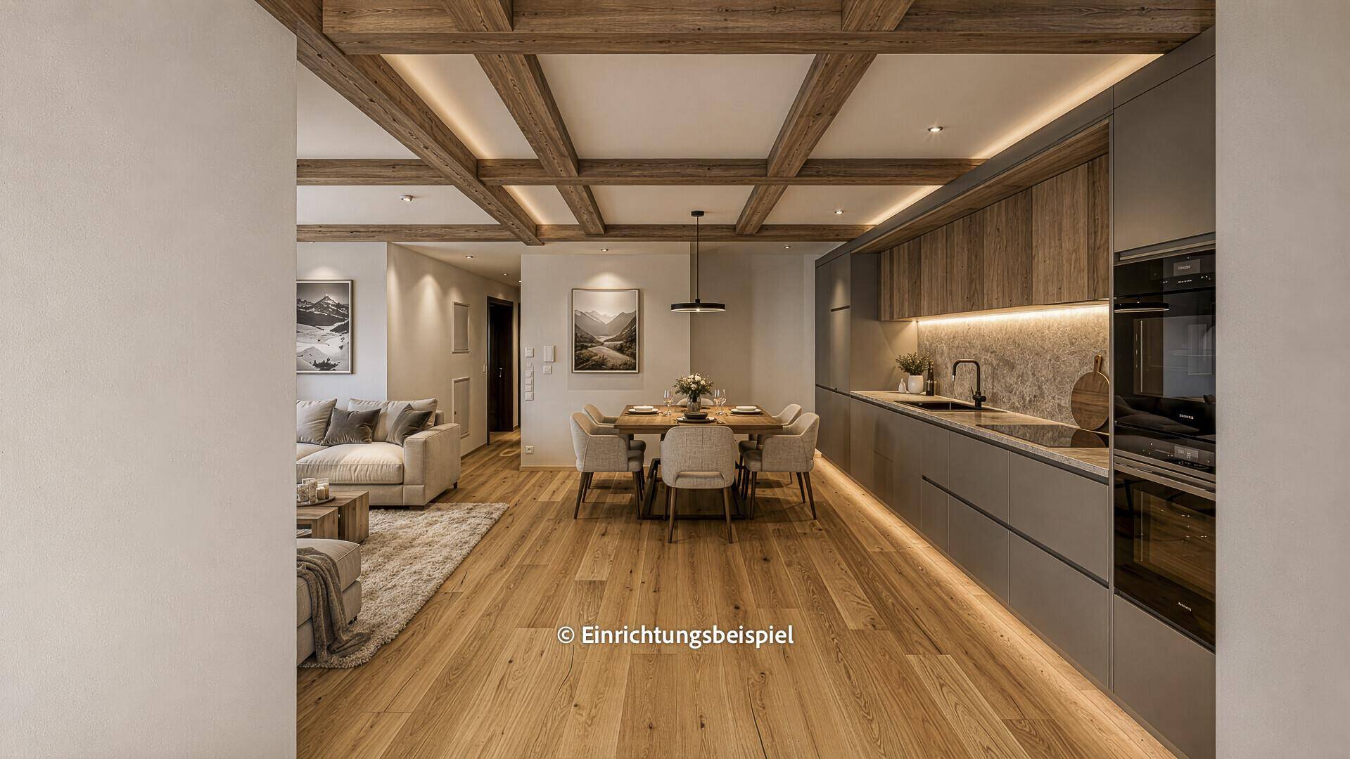 KITZIMMO-Neubau-Gartenwohnung kaufen - Immobilien Fieberbrunn Tirol.