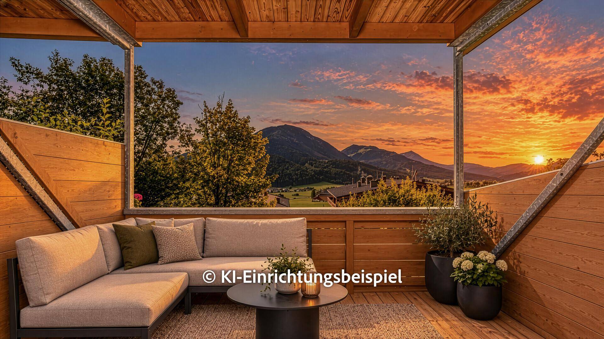 KITZIMMO-Wohnung in Ruhelage am Sonnberg mit schönem Ausblick - Immobilien Kirchberg.-18-2-29