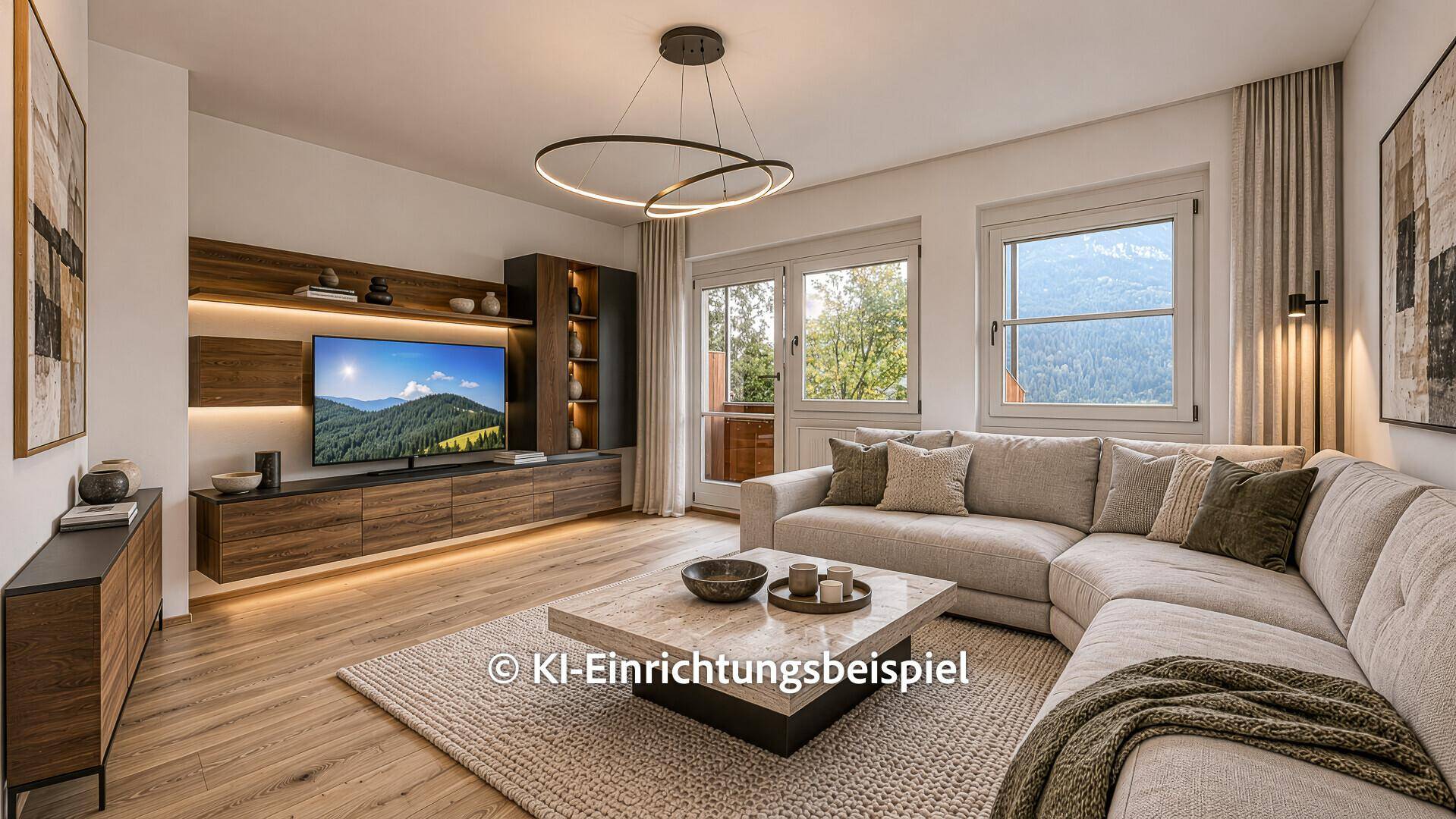 KITZIMMO-Wohnung in Ruhelage am Sonnberg mit schönem Ausblick - Immobilien Kirchberg.-18-2-22
