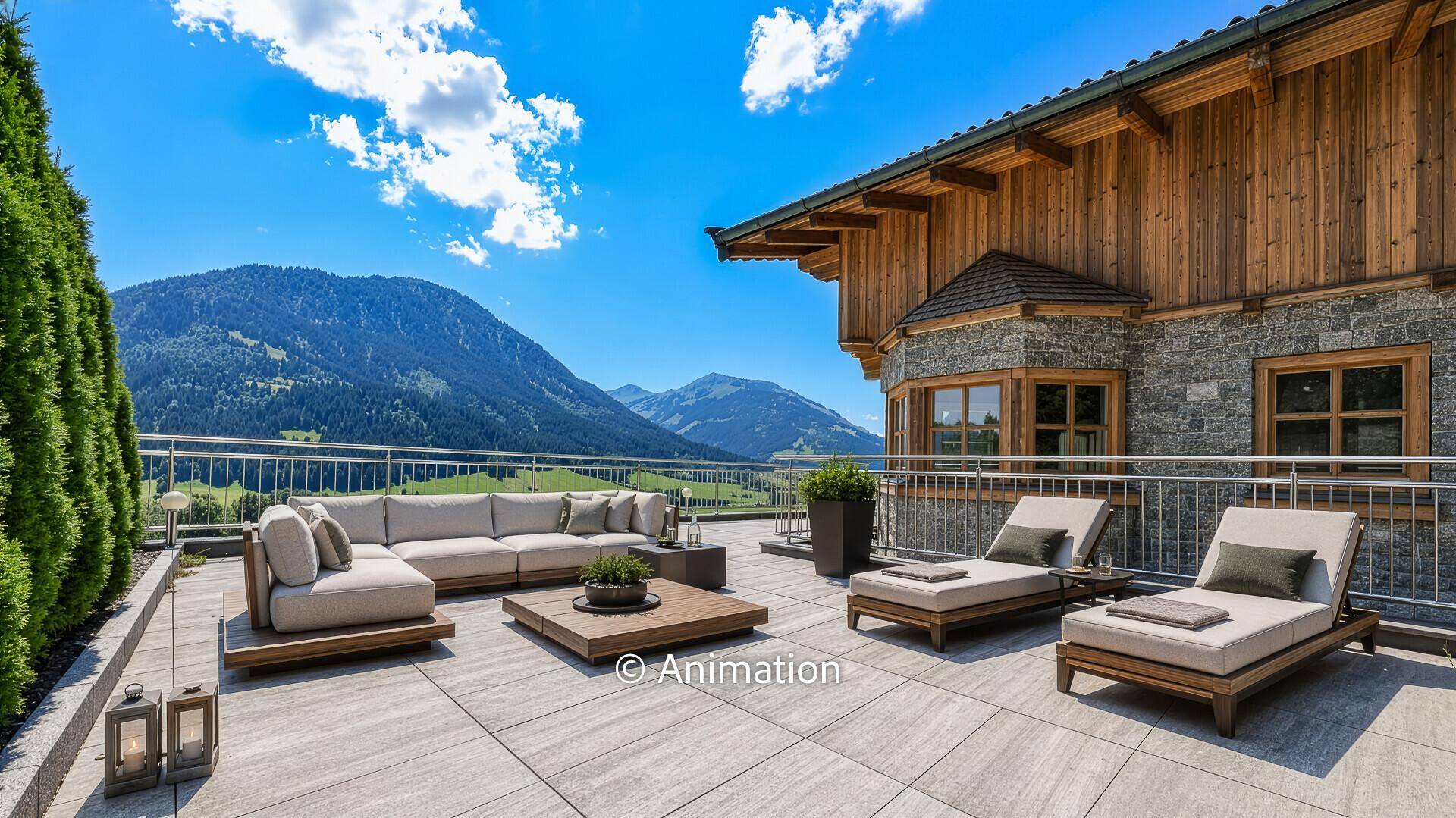 KITZIMMO-Landhaus mit Weitblick in sonniger Ruhelage - Immobilien Kirchberg kaufen.