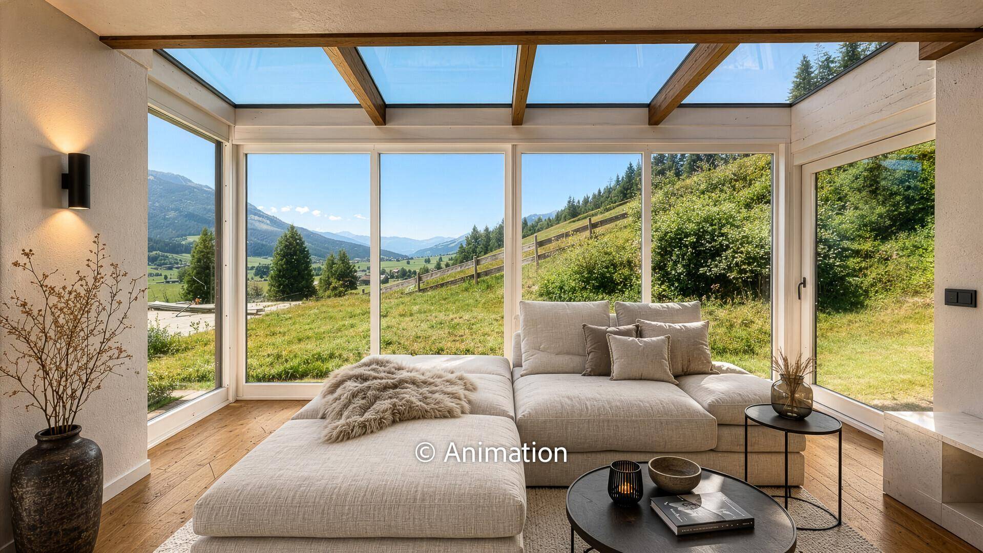 KITZIMMO-Landhaus mit Weitblick in sonniger Ruhelage - Immobilien Kirchberg kaufen.
