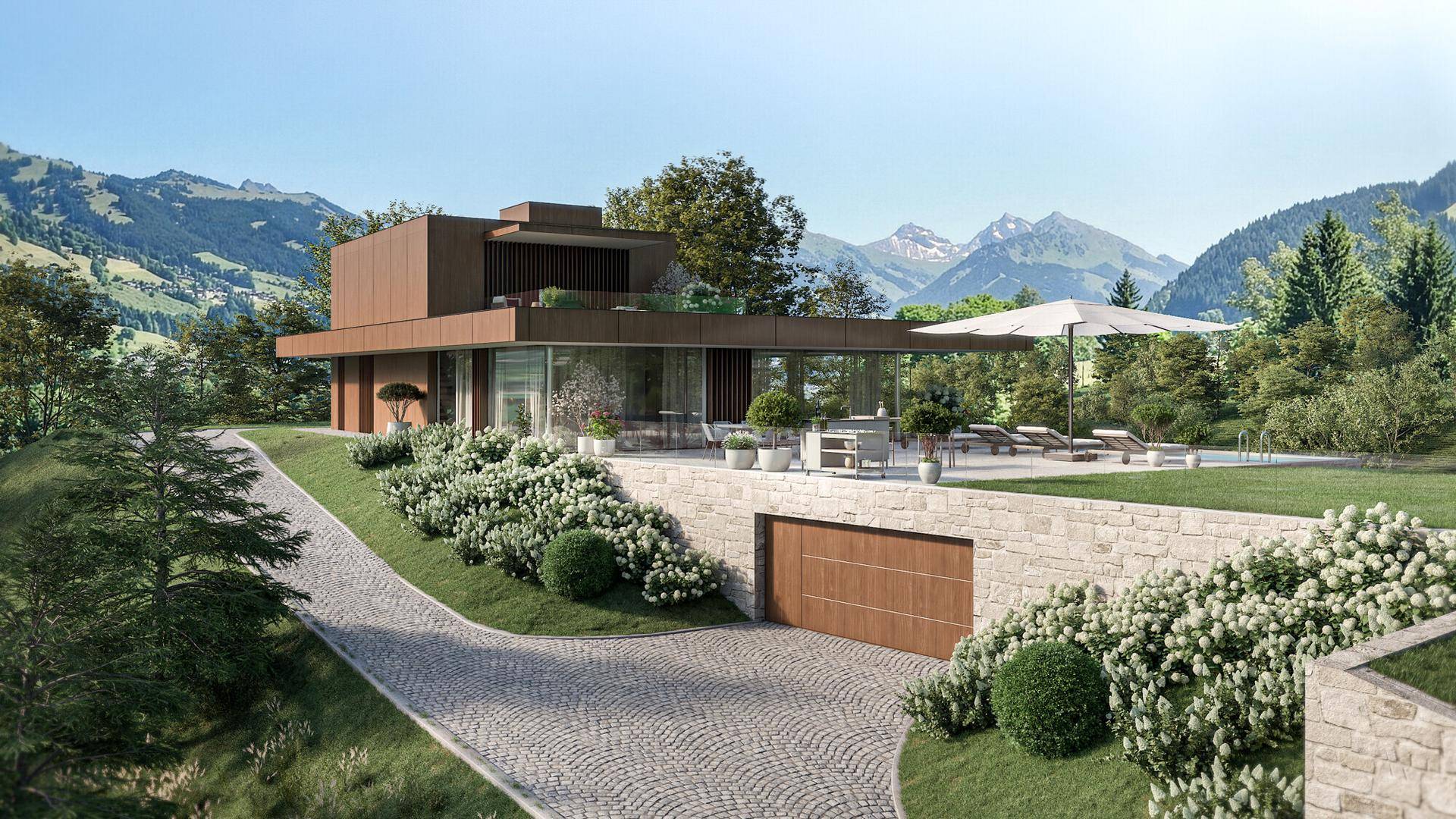 KITZIMMO-Residenz Ludwig - Luxusvilla in einzigartiger Aussichtslage - Immobilien Kitzbühel.