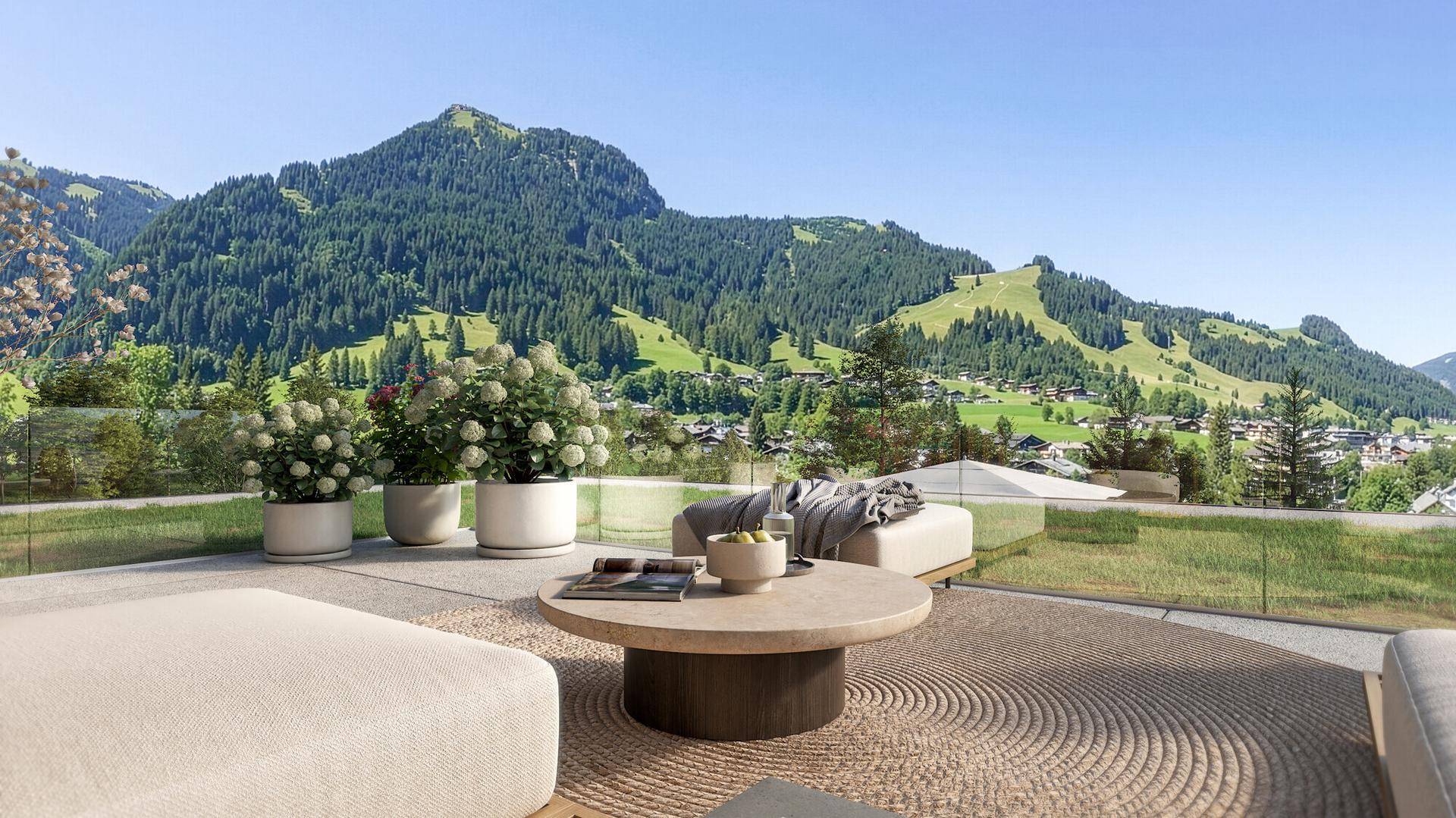KITZIMMO-Residenz Ludwig - Luxusvilla in einzigartiger Aussichtslage - Immobilien Kitzbühel.