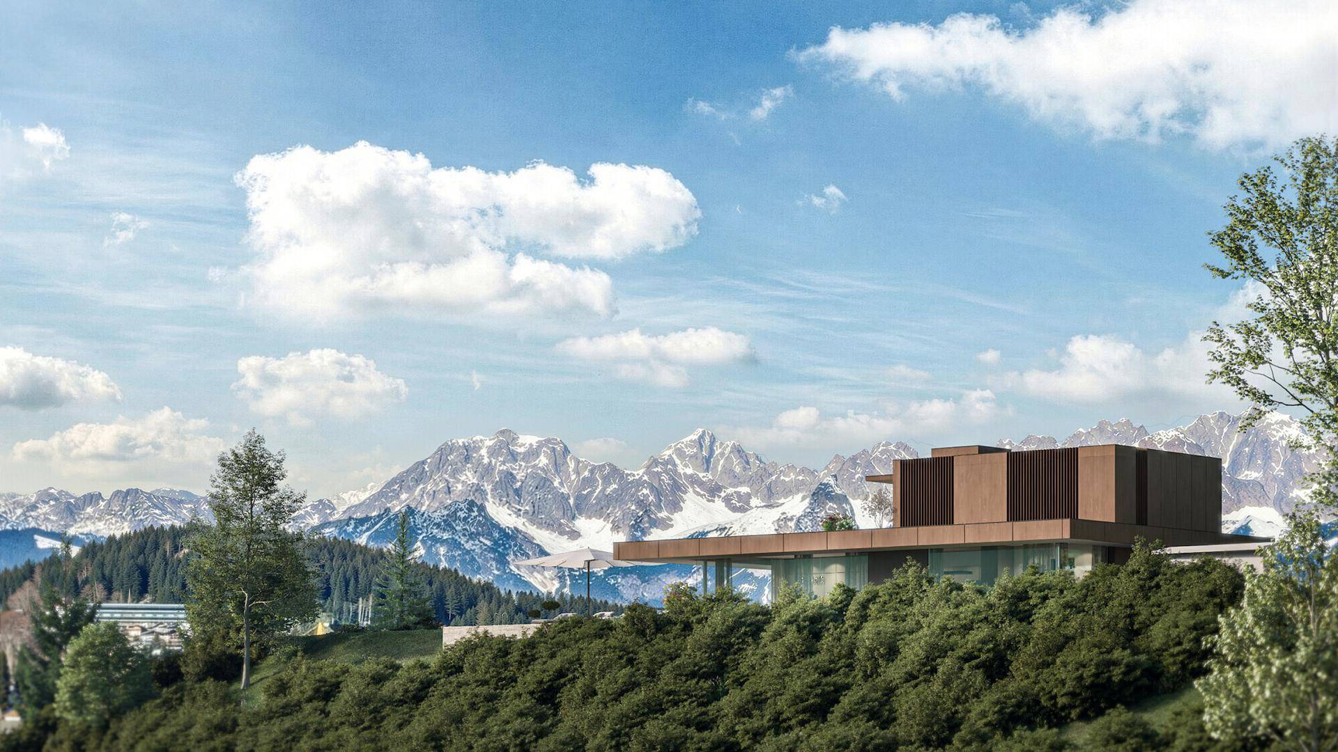 KITZIMMO-Residenz Ludwig - Luxusvilla in einzigartiger Aussichtslage - Immobilien Kitzbühel.