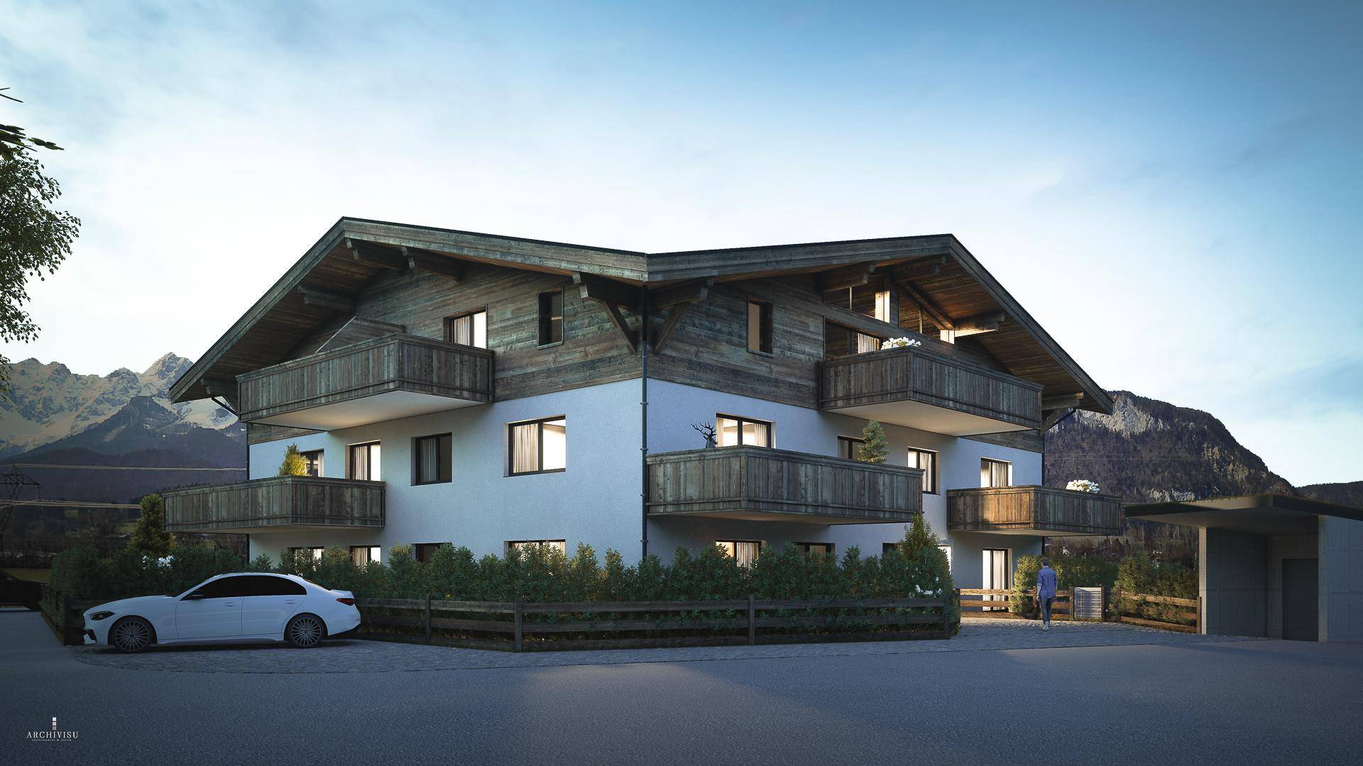 KITZIMMO-exklusives Luxuspenthouse mit Kaiserblick kaufen - Immobilien St. Johann.