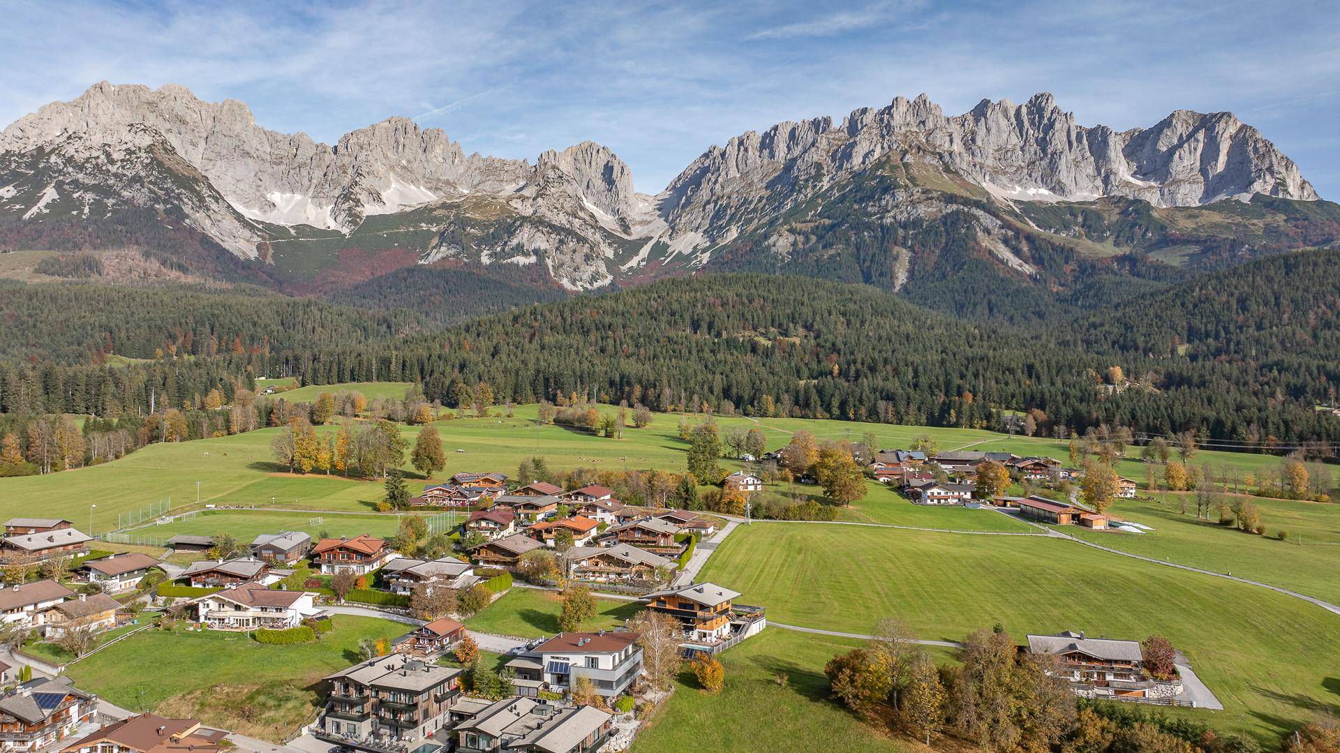 KITZIMMO-Baugrundstück mit Kaiserblick in Toplage - Immobilien Going.