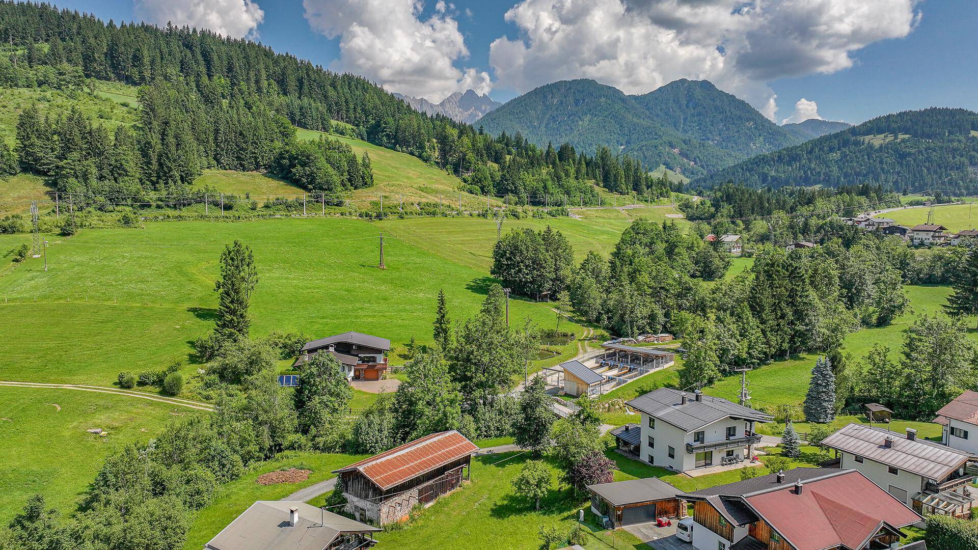 KITZIMMO-Baugrundstück mit Planung für ein Einfamilienhaus - Immobilien Hochfilzen.