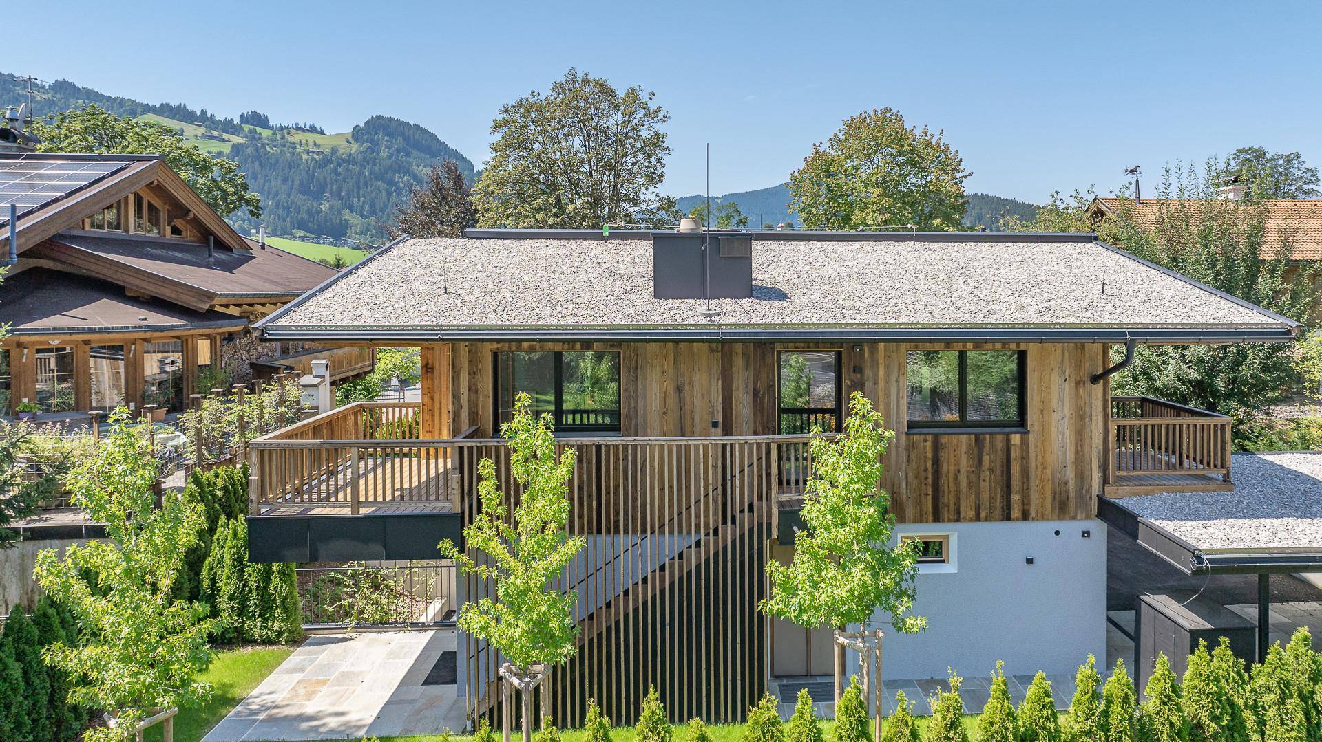 KITZIMMO-Wohnen am Sonnberg exklusives Neubauchalet - Immobilien Kitzbühel.