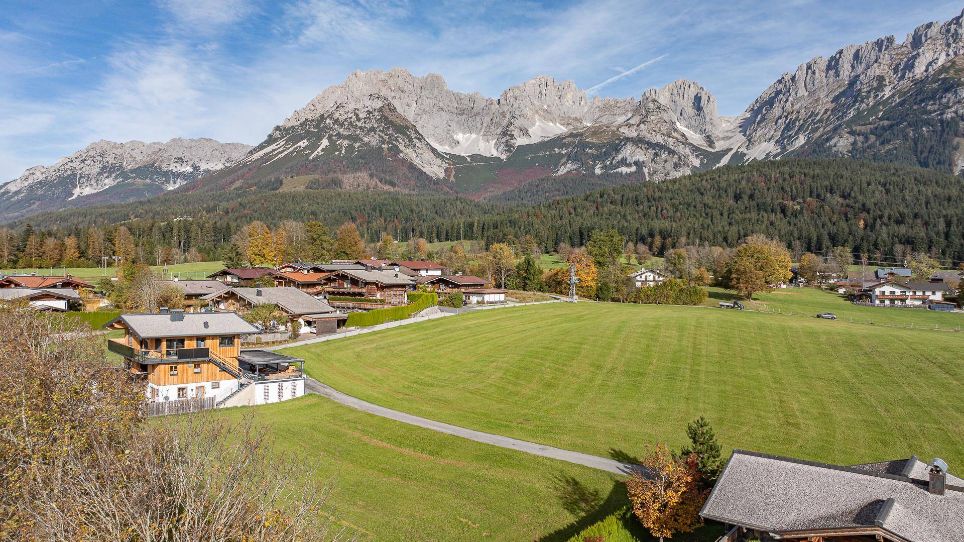 KITZIMMO-Baugrundstück mit Kaiserblick in Toplage - Immobilien Going.