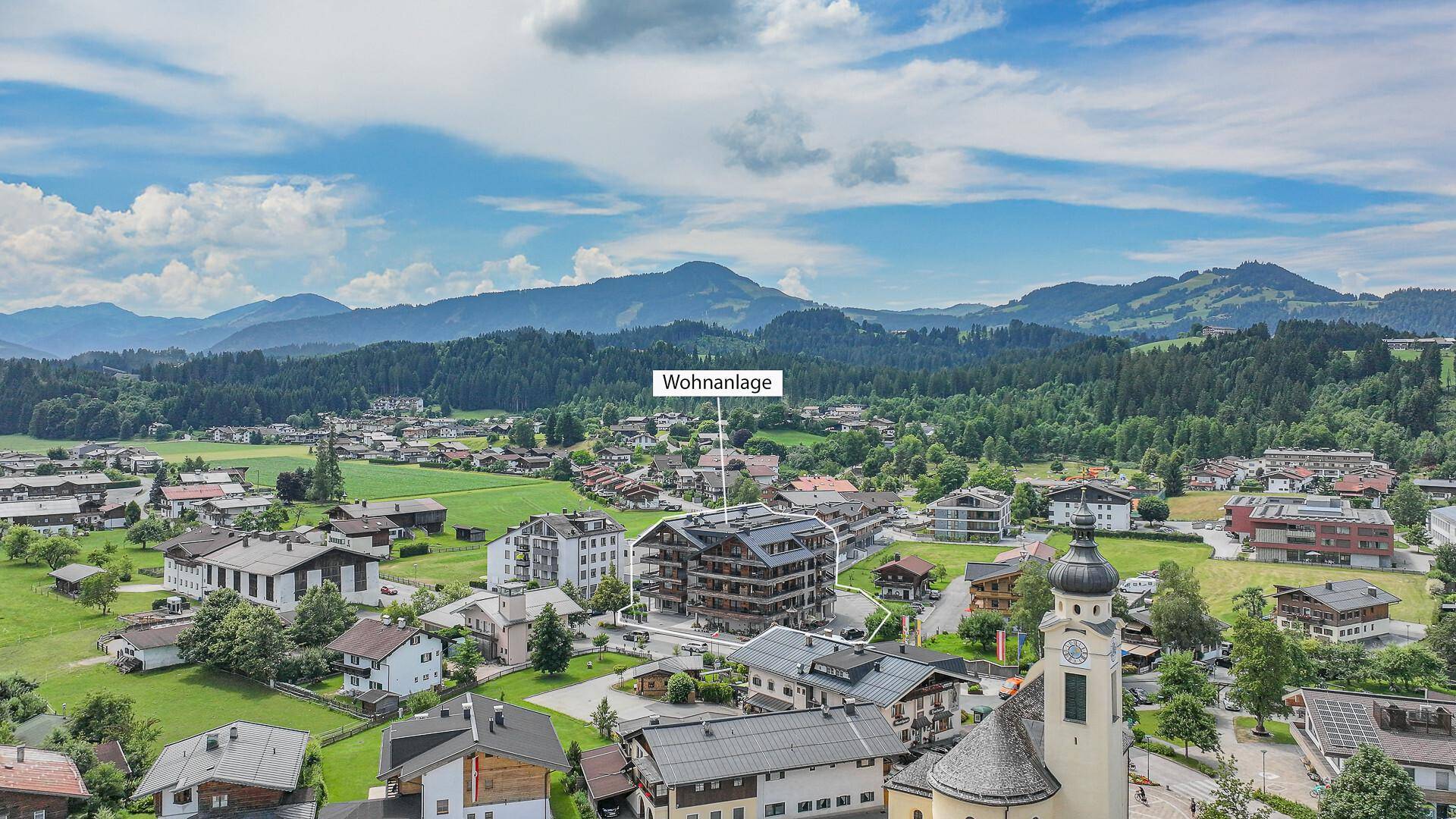 KITZIMMO-exklusive Wohnung mit Kaiserblick Immobilien Oberndorf Tirol.