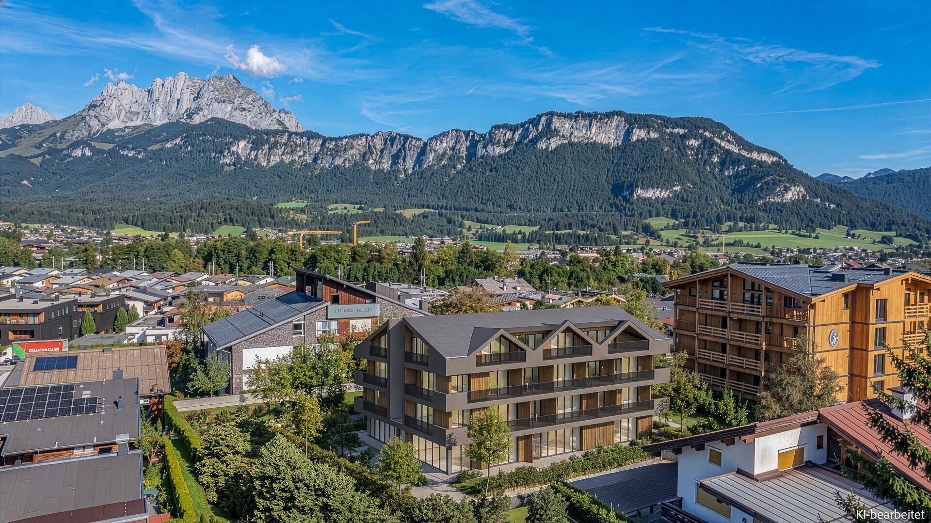 KITZIMMO-Baugrund in zentraler Toplage mit Apparthotel Projektierung - Immobilien St. Johann.