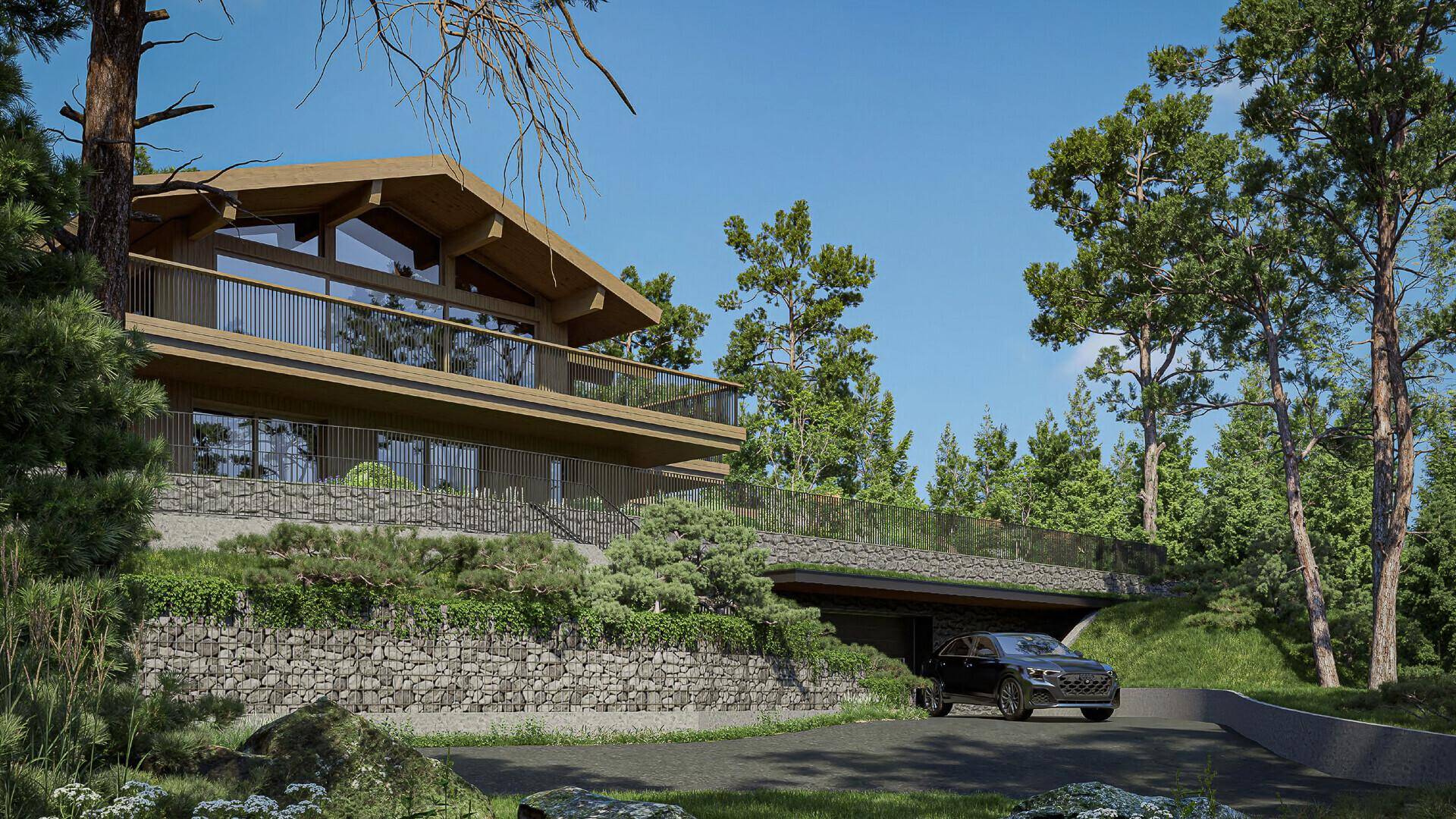 Exklusives Grundstück mit genehmigter Luxusvilla &amp; unverbaubarem Kaiser- &amp; Streifblick