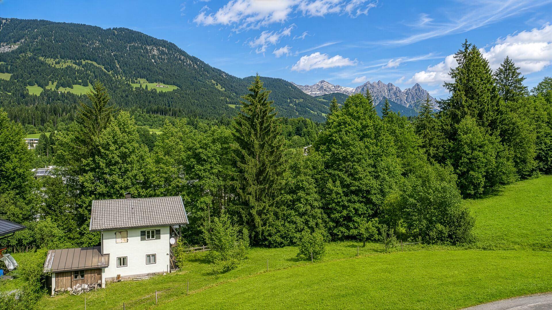 KITZIMMO-Baugrundstück mit Altbestand in Toplage kaufen - Immobilien Fieberbrunn.