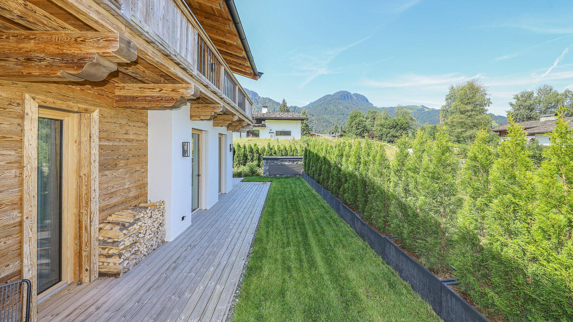 KITZIMMO-Luxuswohnung Gartenwohnung Bichlalm - Immobilien Kitzbühel.