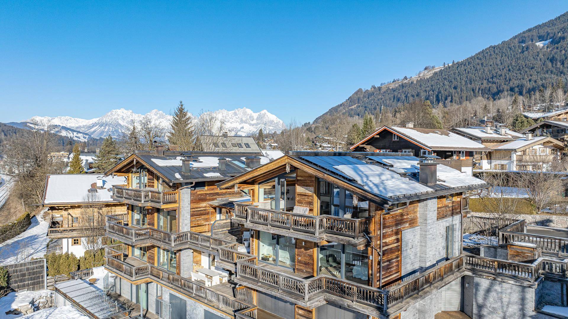 KITZIMMO-Luxus-Penthouse-Maisonette in Toplage am Sonnberg kaufen - Immobilien Kitzbühel.