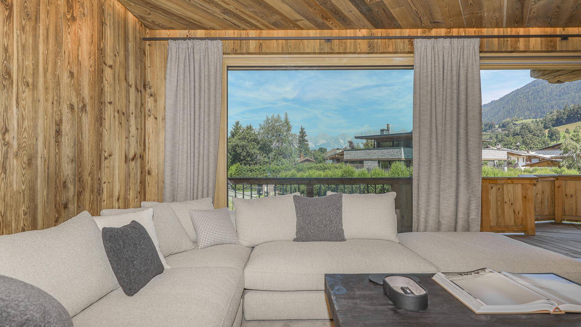 KITZIMMO-Luxuswohnung Gartenwohnung Bichlalm - Immobilien Kitzbühel.