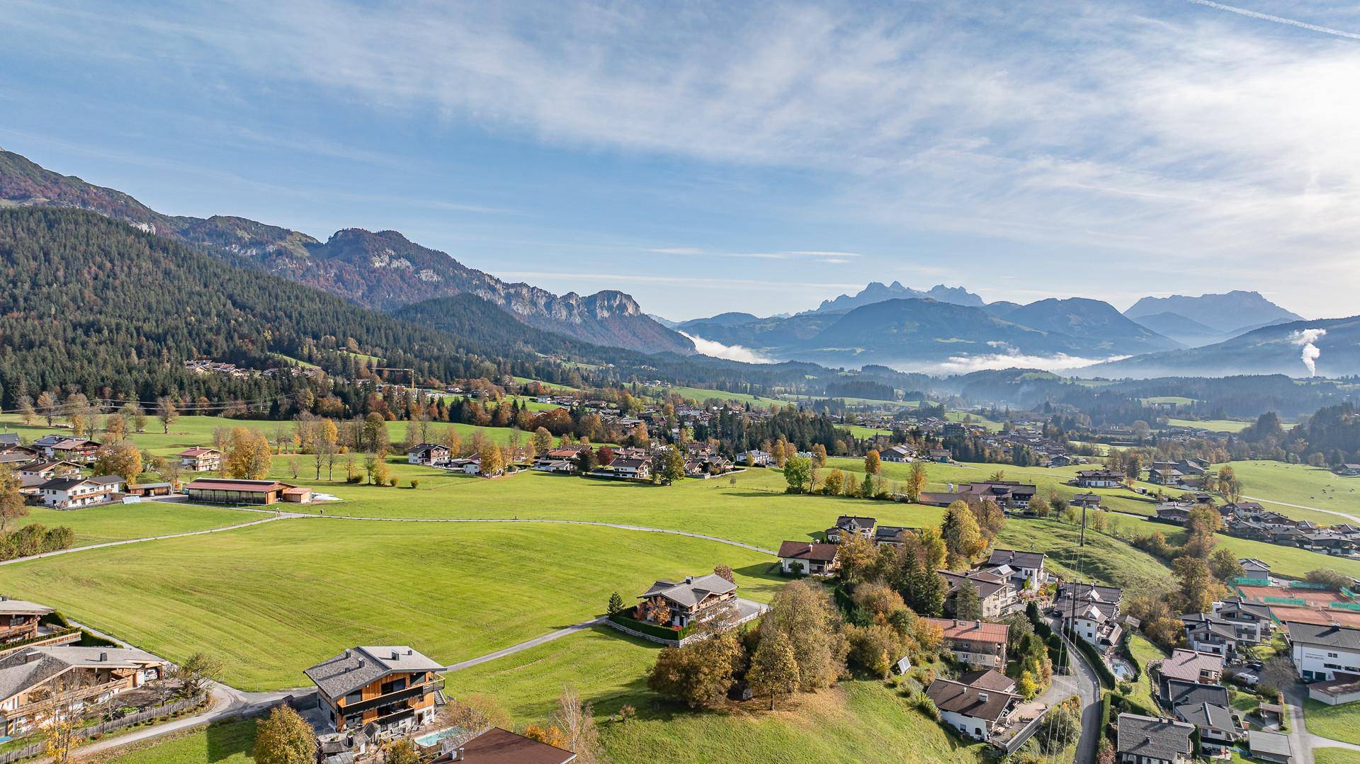 KITZIMMO-Baugrundstück mit Kaiserblick in Toplage - Immobilien Going.