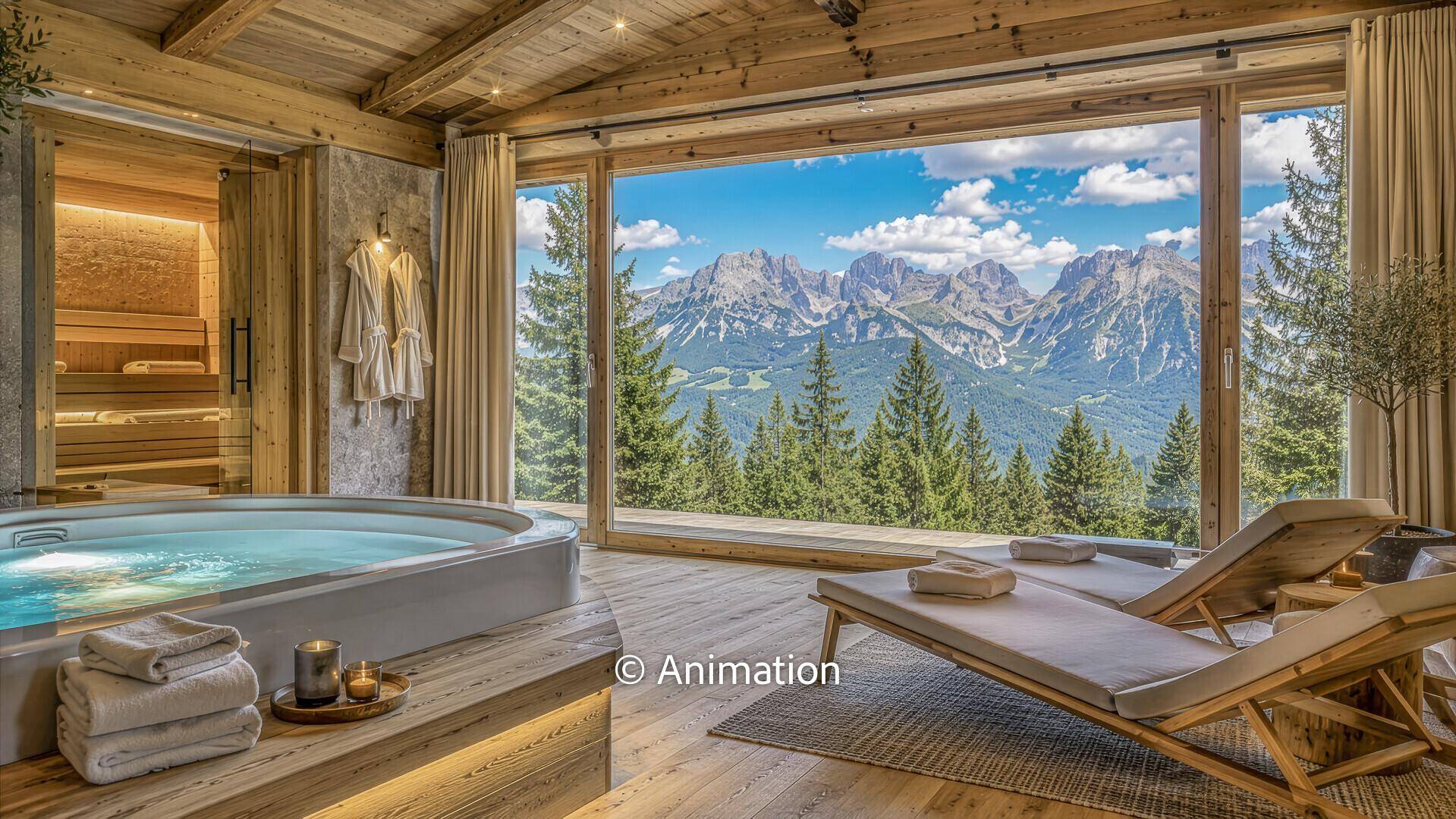 KITZIMMO-Freizeitwohnsitz mit unverbautem Kaiserblick - Ski in / Ski out - Immobilien Ellmau.