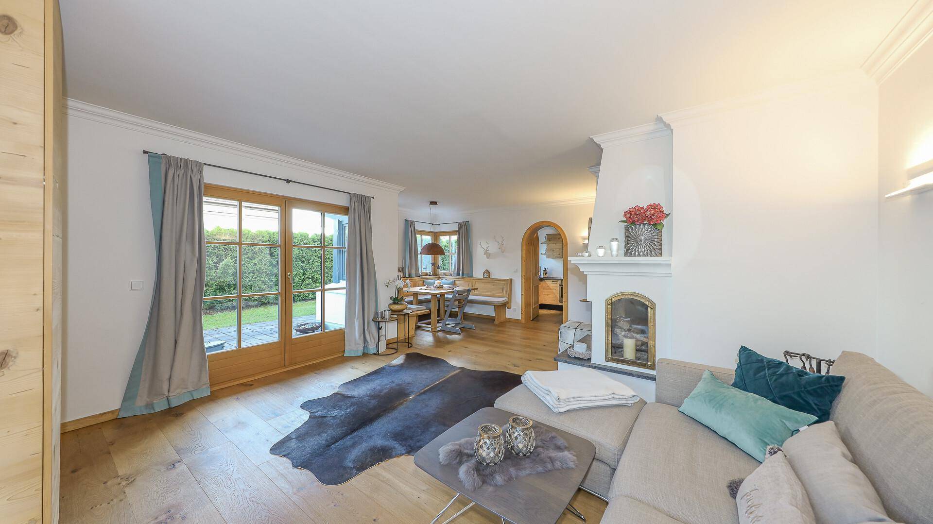 KITZIMMO-Exklusive Gartenwohnung in sonniger Ruhelage - Immobilien Kirchberg.