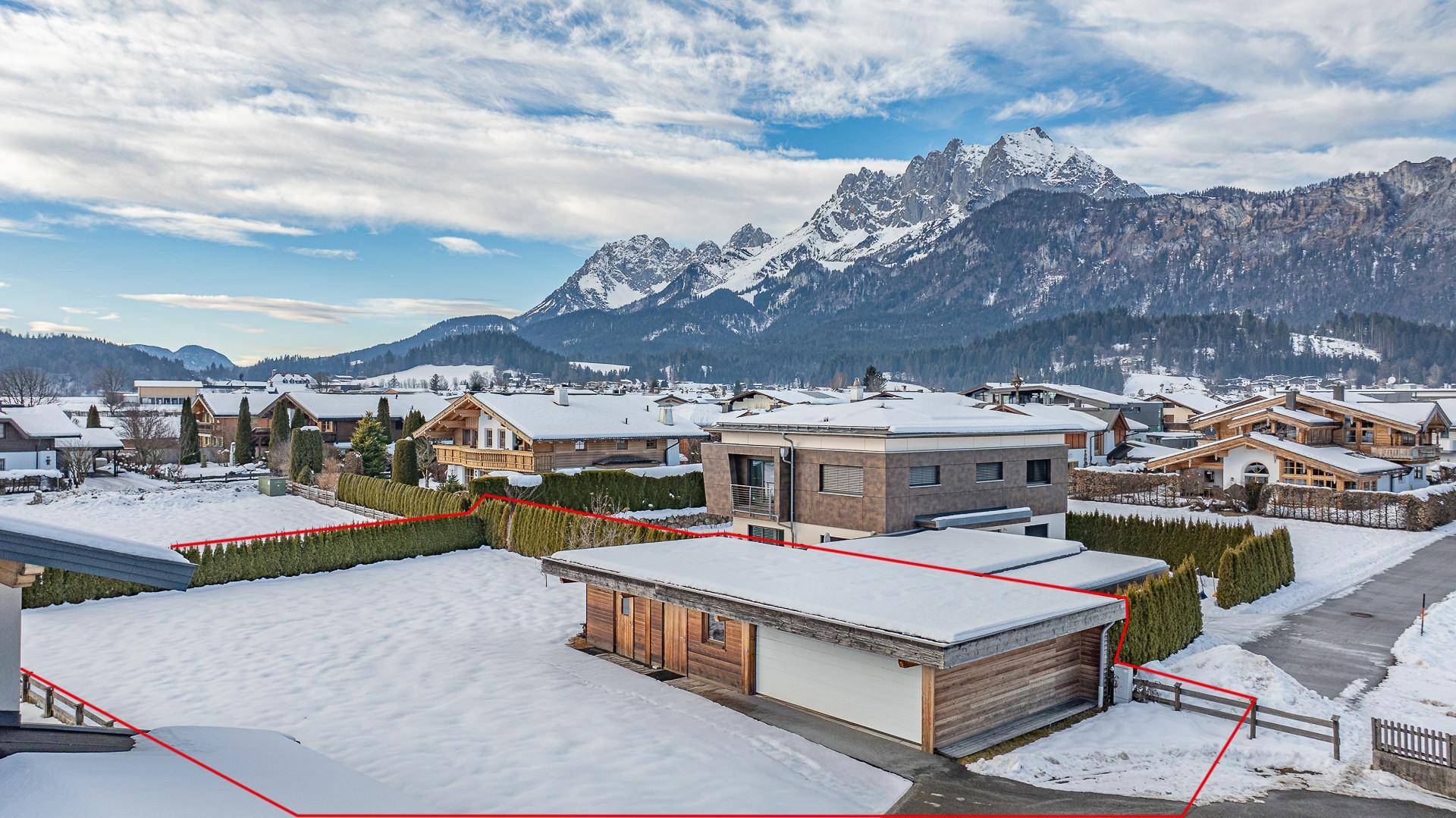 KITZIMMO-Grundstück mit Baugenehmigung für eine Luxusvilla - Immobilien St. Johann.