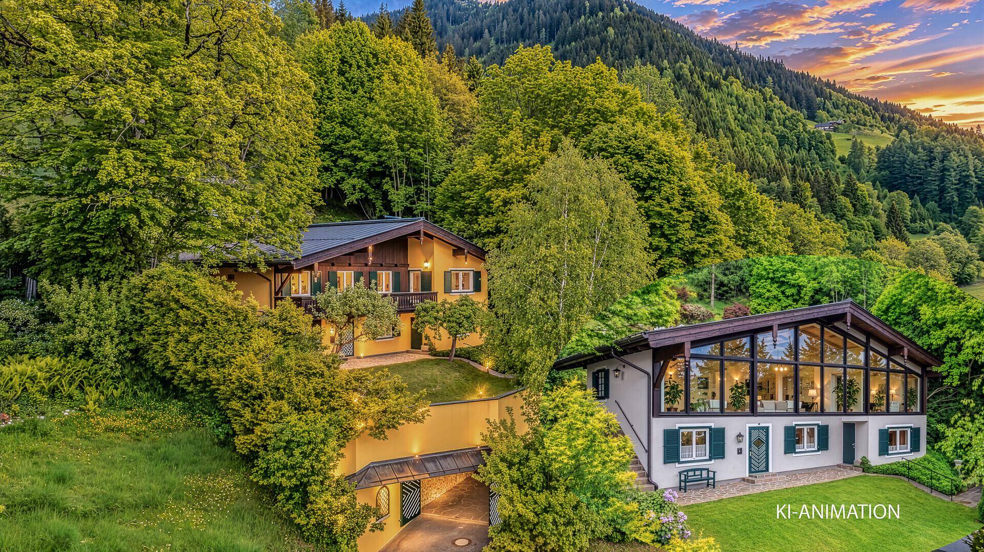 KITZIMMO-Landhaus mit Panoramablick und 1.883 m² Grundstück kaufen - Immobilien Zell am See.-25