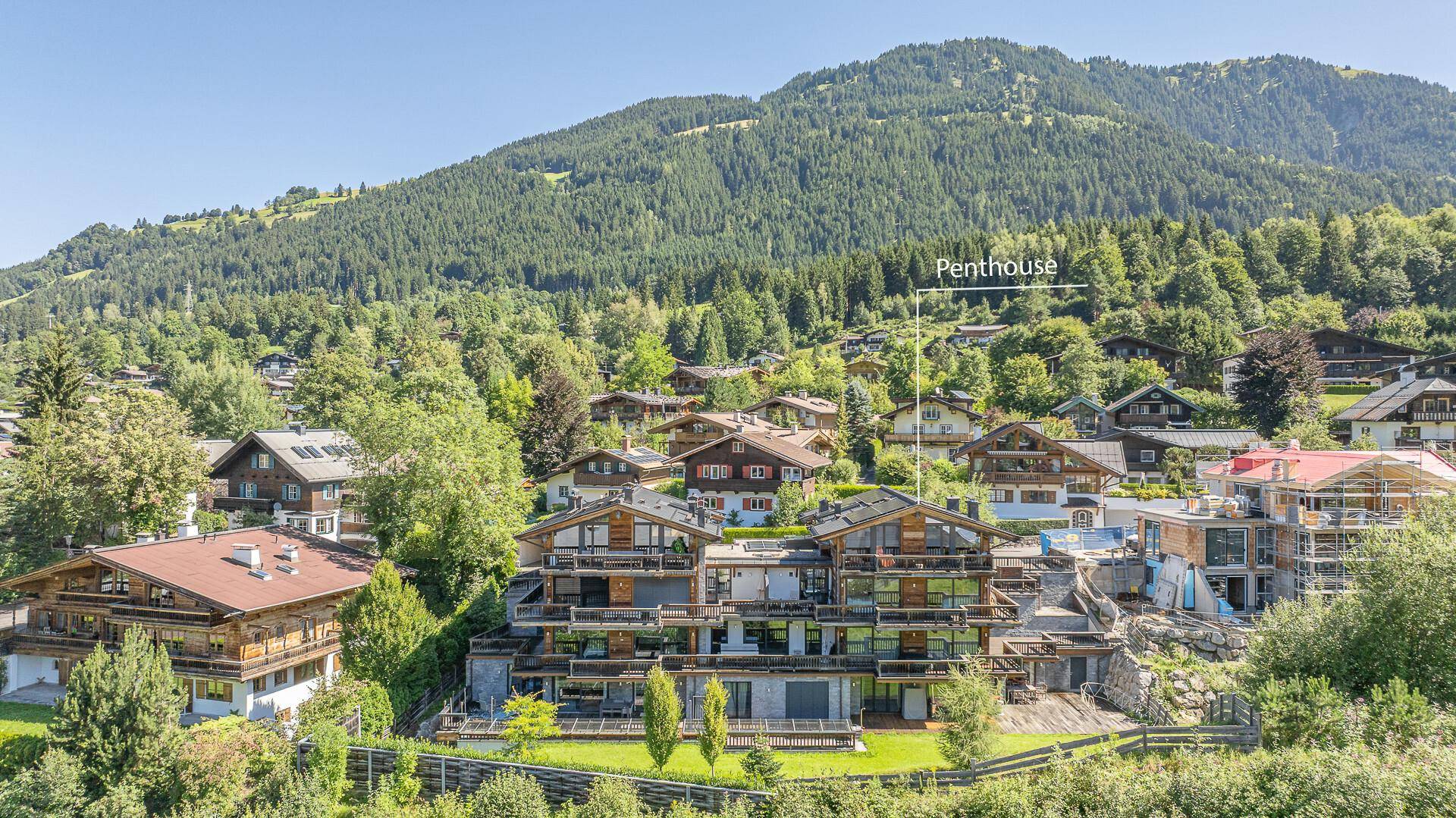 KITZIMMO-Luxus-Penthouse-Maisonette in Toplage am Sonnberg kaufen - Immobilien Kitzbühel.